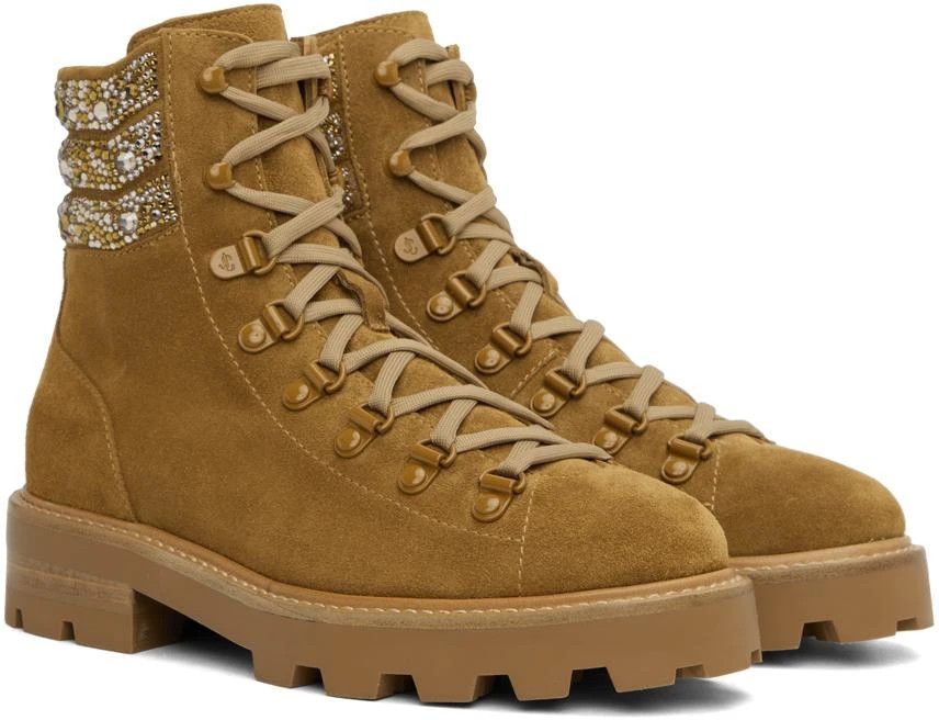 Jimmy Choo o1y0326 Ankle Boots in Camel Size US 5 / IT 35 - 3 Thumbnail