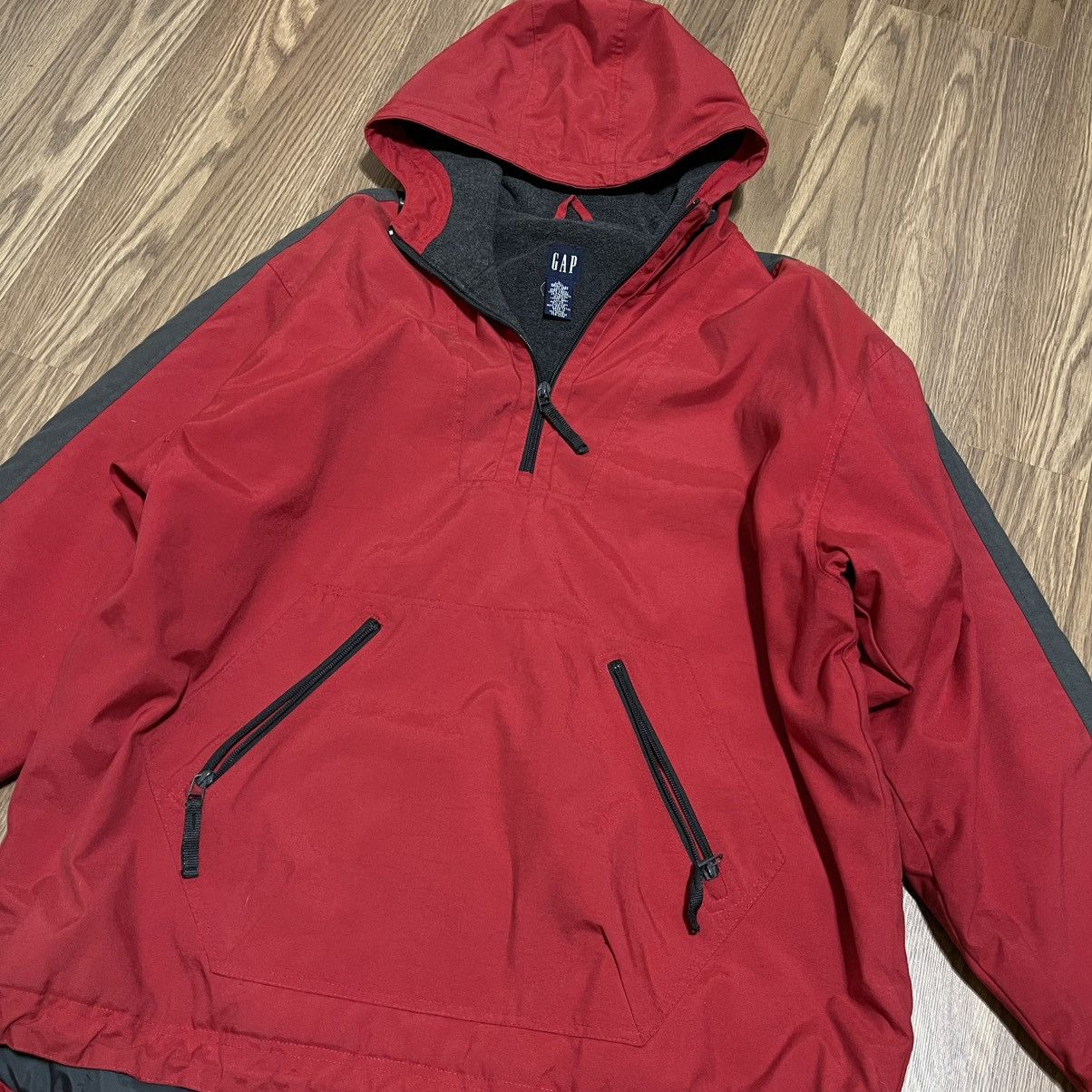Gap Vintage y2k GAP anorak hooded jacket L XL Size US XL / EU 56 / 4 - 2 Thumbnail