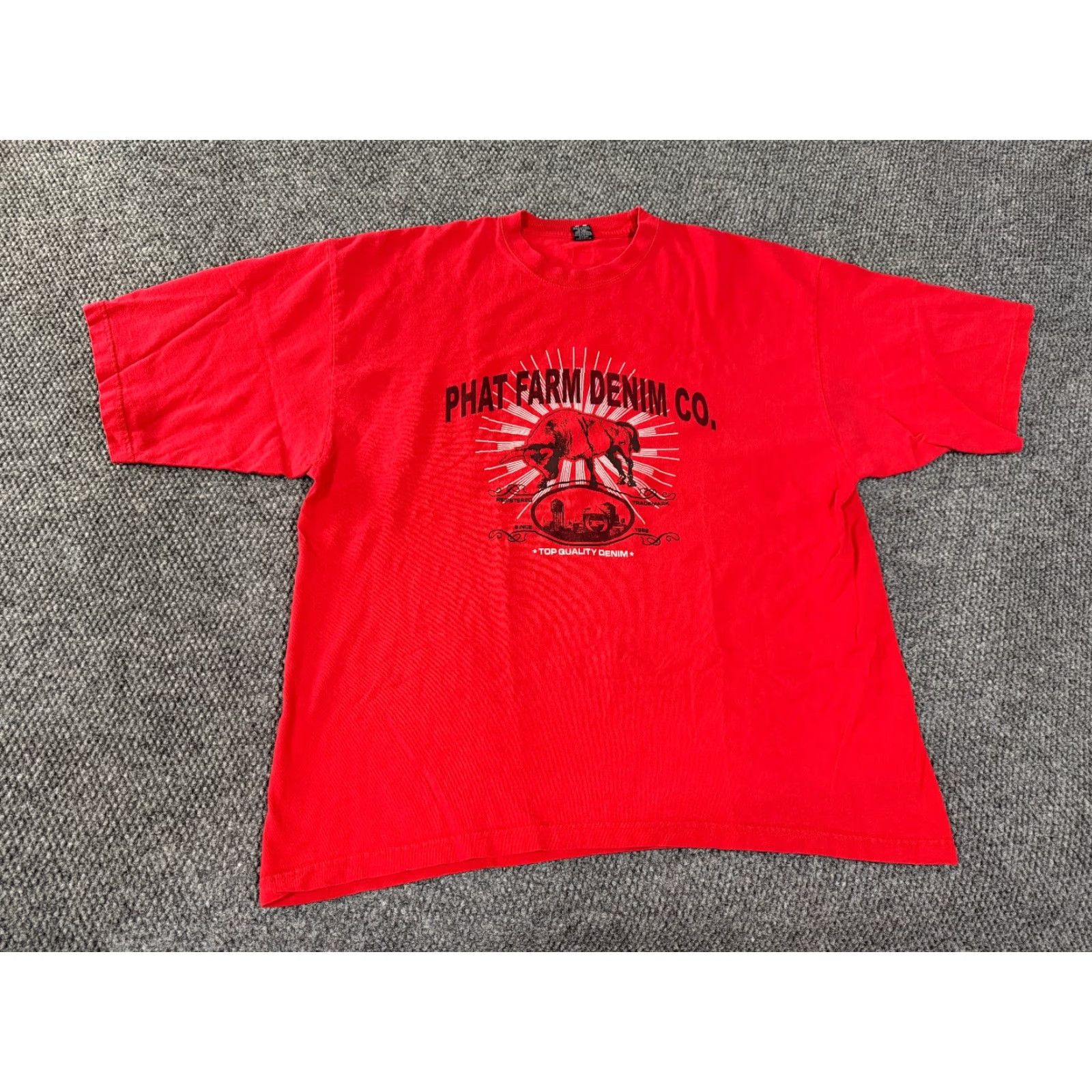 Phat Farm Phat Farm Graphic T Shirt Mens 2XL Red Hip Hop Streetwear Size US XXL / EU 58 / 5 - 2 Thumbnail