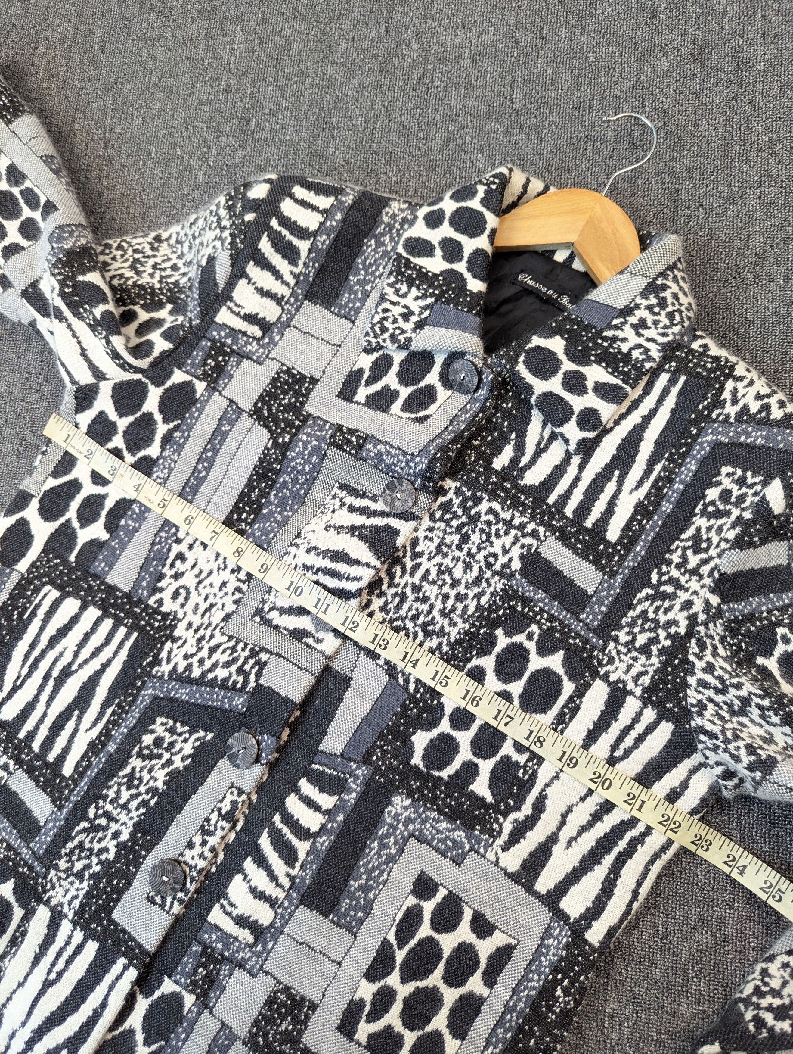 Japanese Brand Vintage Japanese Brand Patterned Button Ups Acrylic Jacket Size XL / US 12-14 / IT 48-50 - 12 Thumbnail