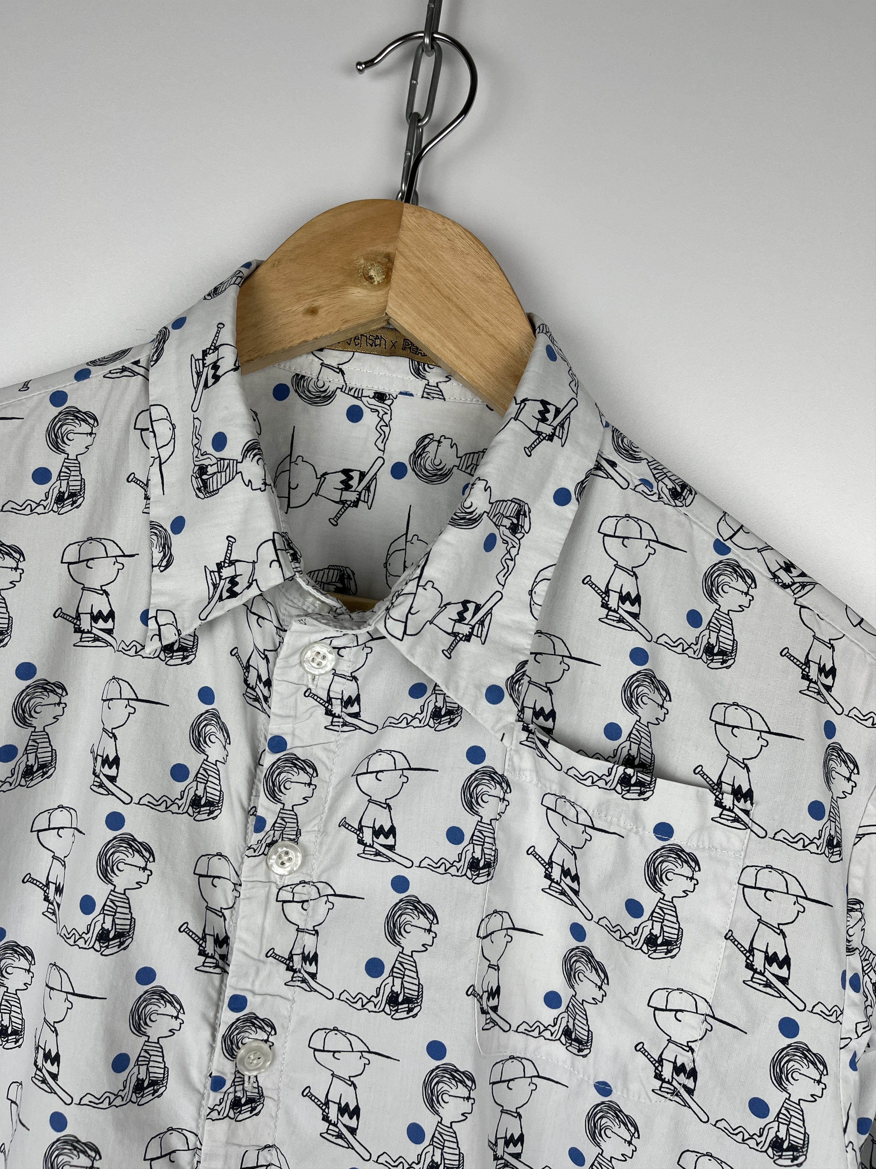 Peanuts Peter Jensen x Peanuts Long Sleeve Shirt Size fits to M Size US M / EU 48-50 / 2 - 1 Thumbnail