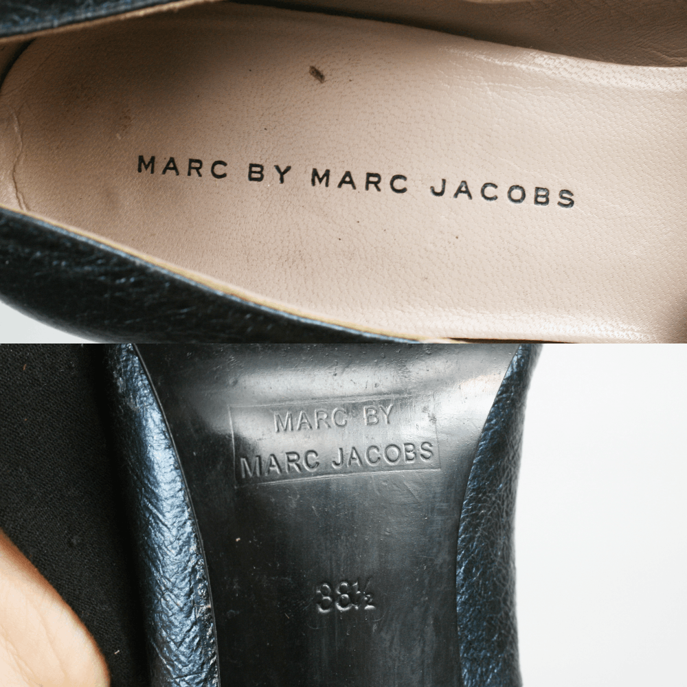 Marc Jacobs Nude Pattern Leather Heels Size US 8.5 / IT 38.5 - 10 Thumbnail