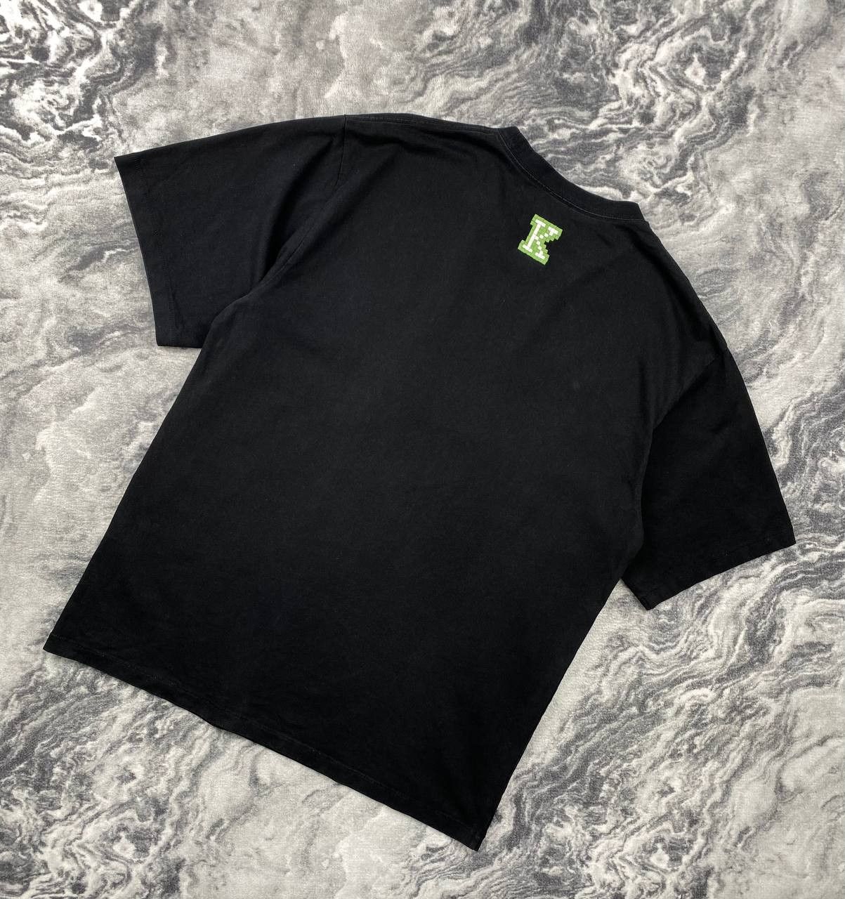 Kenzo Kenzo Pixel Tige T Shirt Big Logo Men Size XL Black Size US XL / EU 56 / 4 - 9 Thumbnail