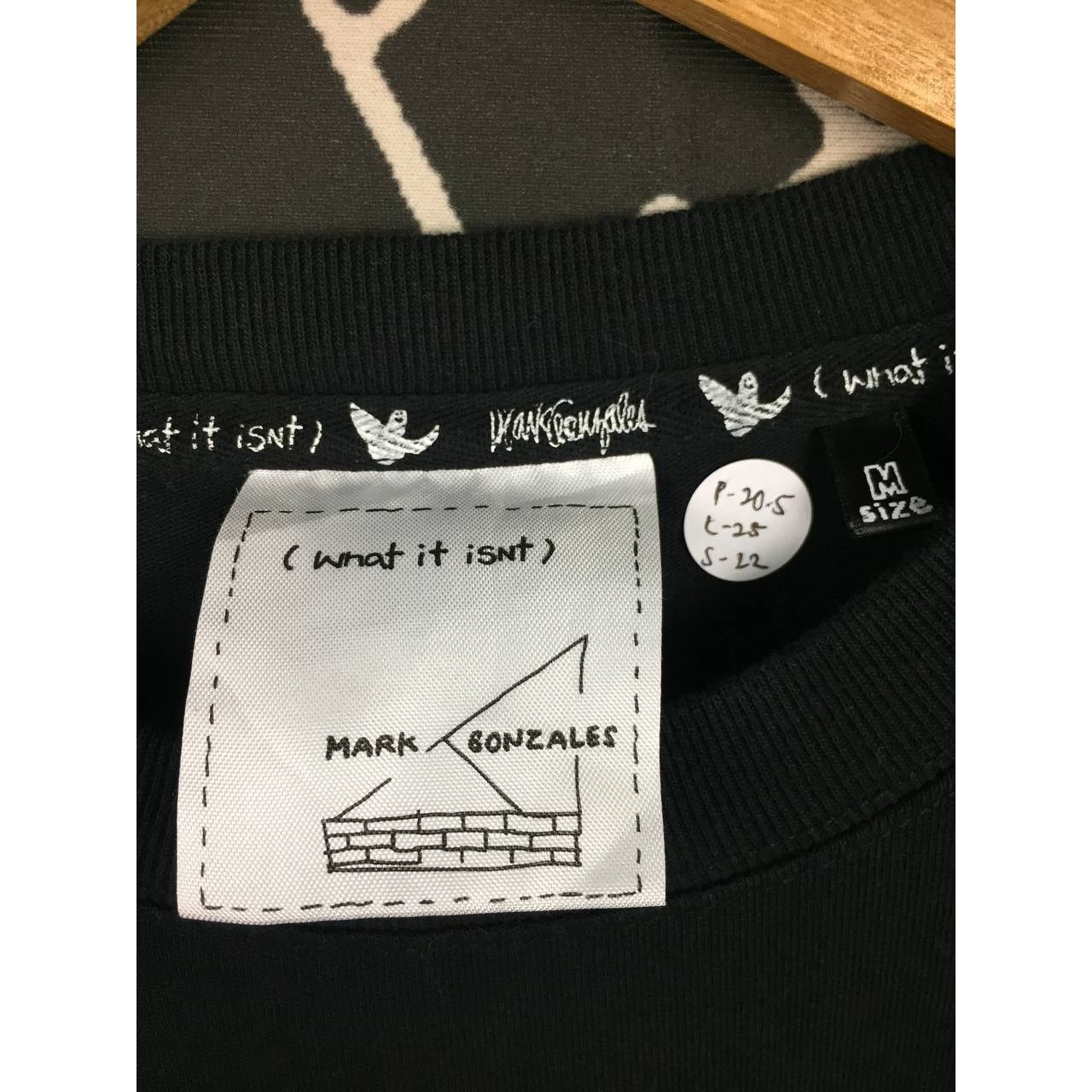Vintage Mark Gonzales What It Isnt Long Sleeve Skate Tee Size US M / EU 48-50 / 2 - 9 Thumbnail