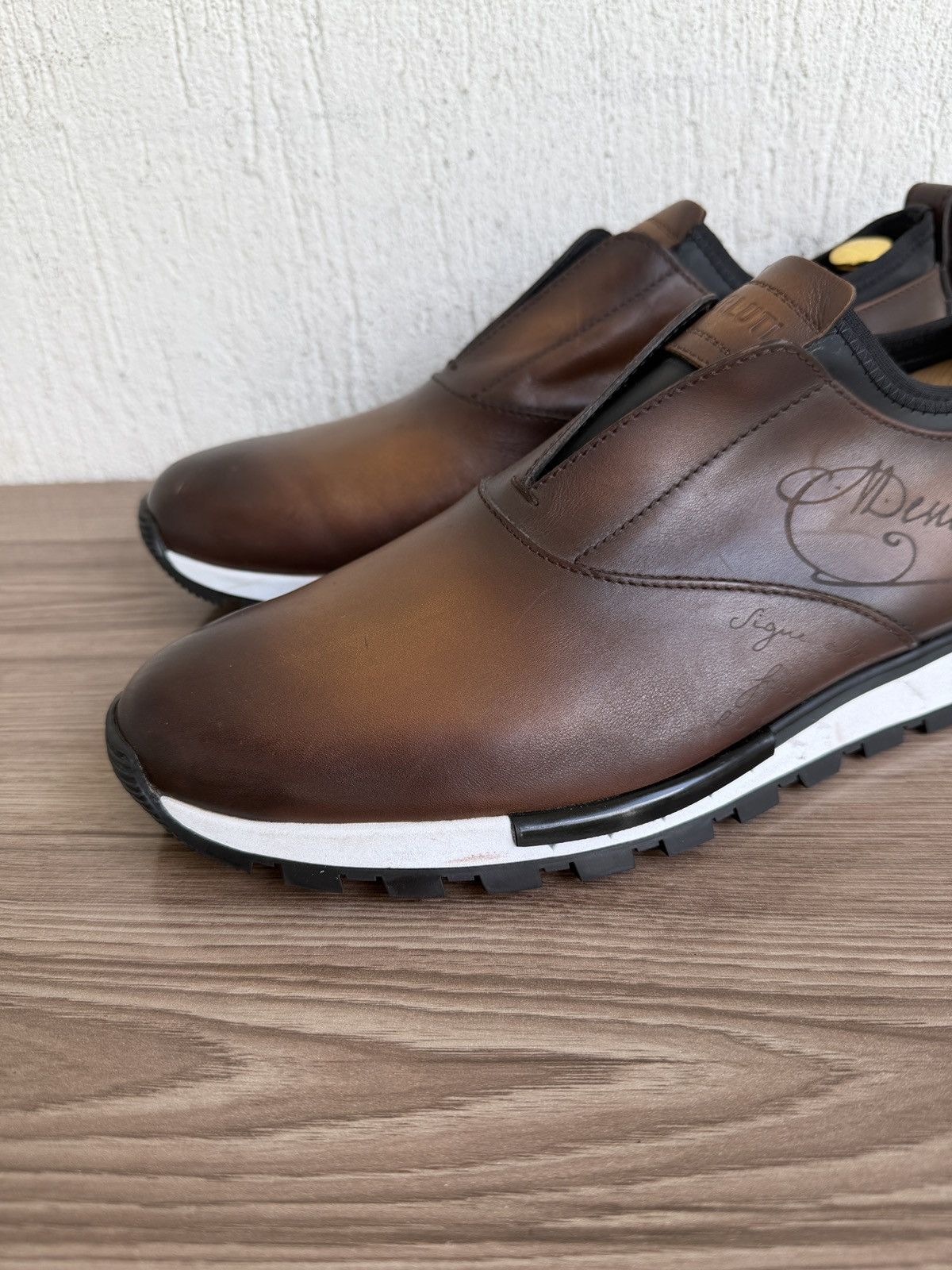 Berluti Fast track scritto slip on Size US 11 / EU 44 - 4 Thumbnail