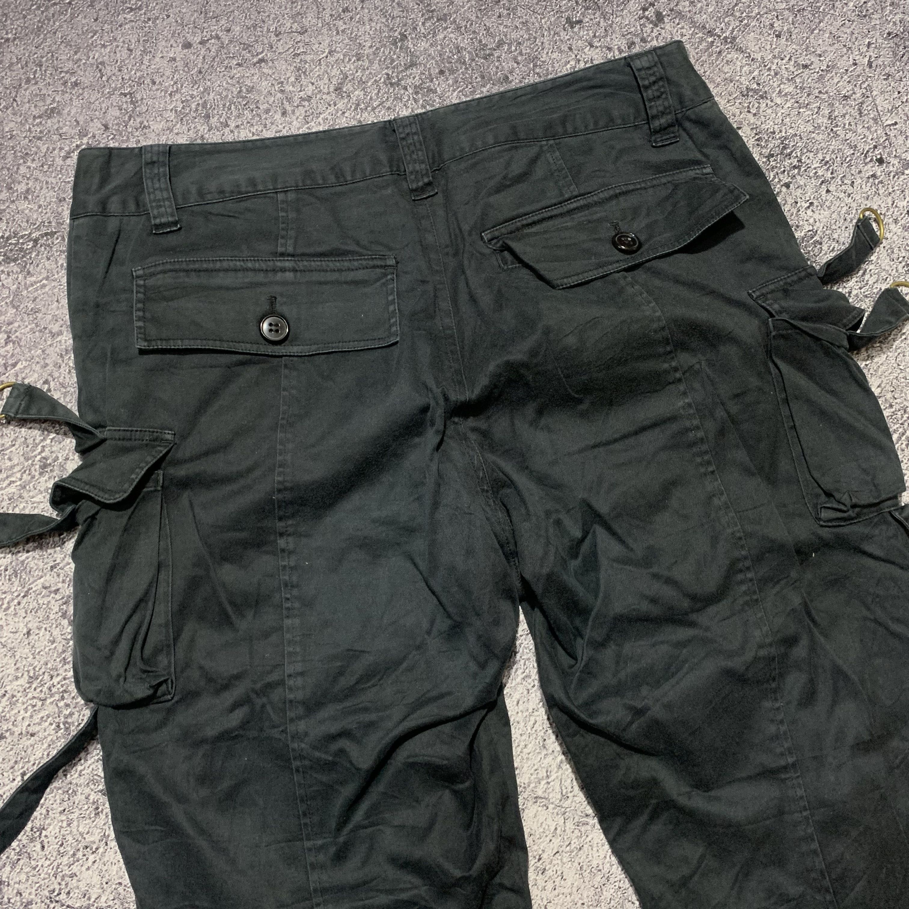 Hysteric Glamour × If Six Was Nine × Le Grande Bleu (L.G.B.) 2000s OTTO Punk Grunge Bondage Flare Bush Pants y2k style Size US 31 - 4 Thumbnail