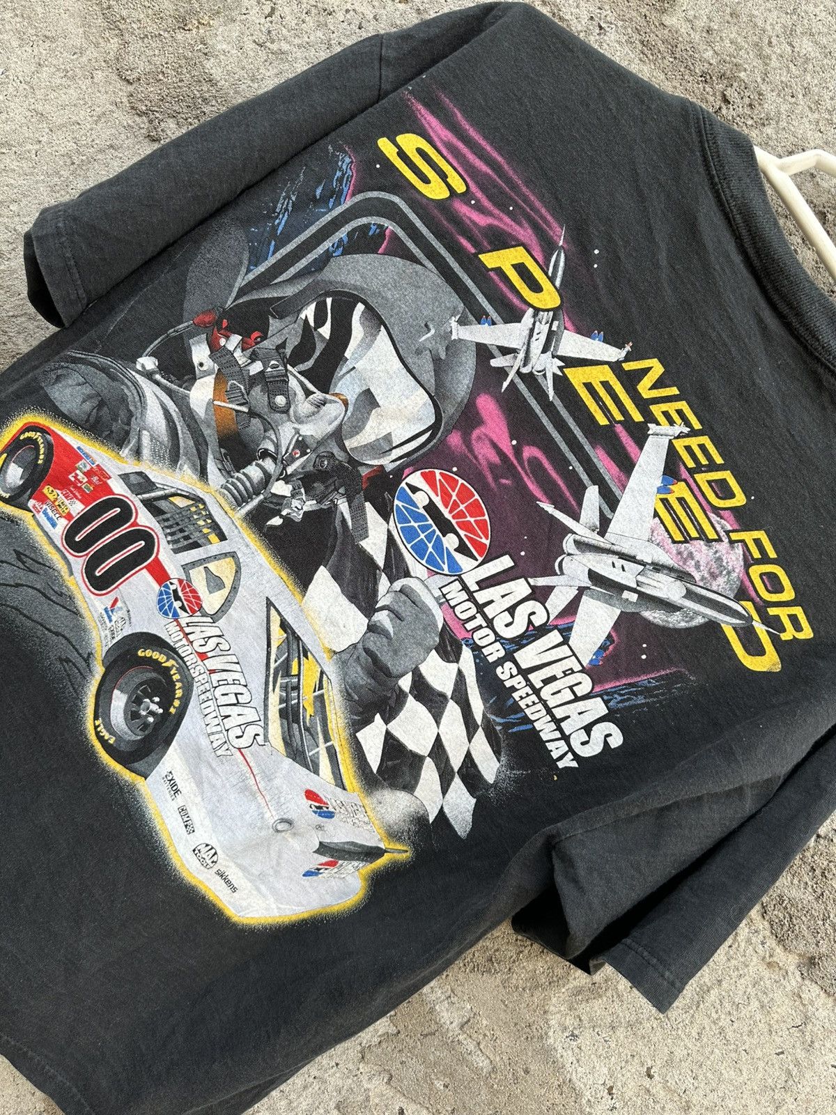 Chase Authentics × Vintage vintage Chase authentic Taking flight Las Vegas Motor Speedway T shirt Size US M / EU 48-50 / 2 - 7 Thumbnail