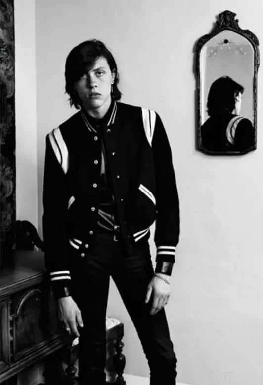 Saint Laurent Paris Teddy varsity bomber jacket Size US M / EU 48-50 / 2 - 11 Thumbnail