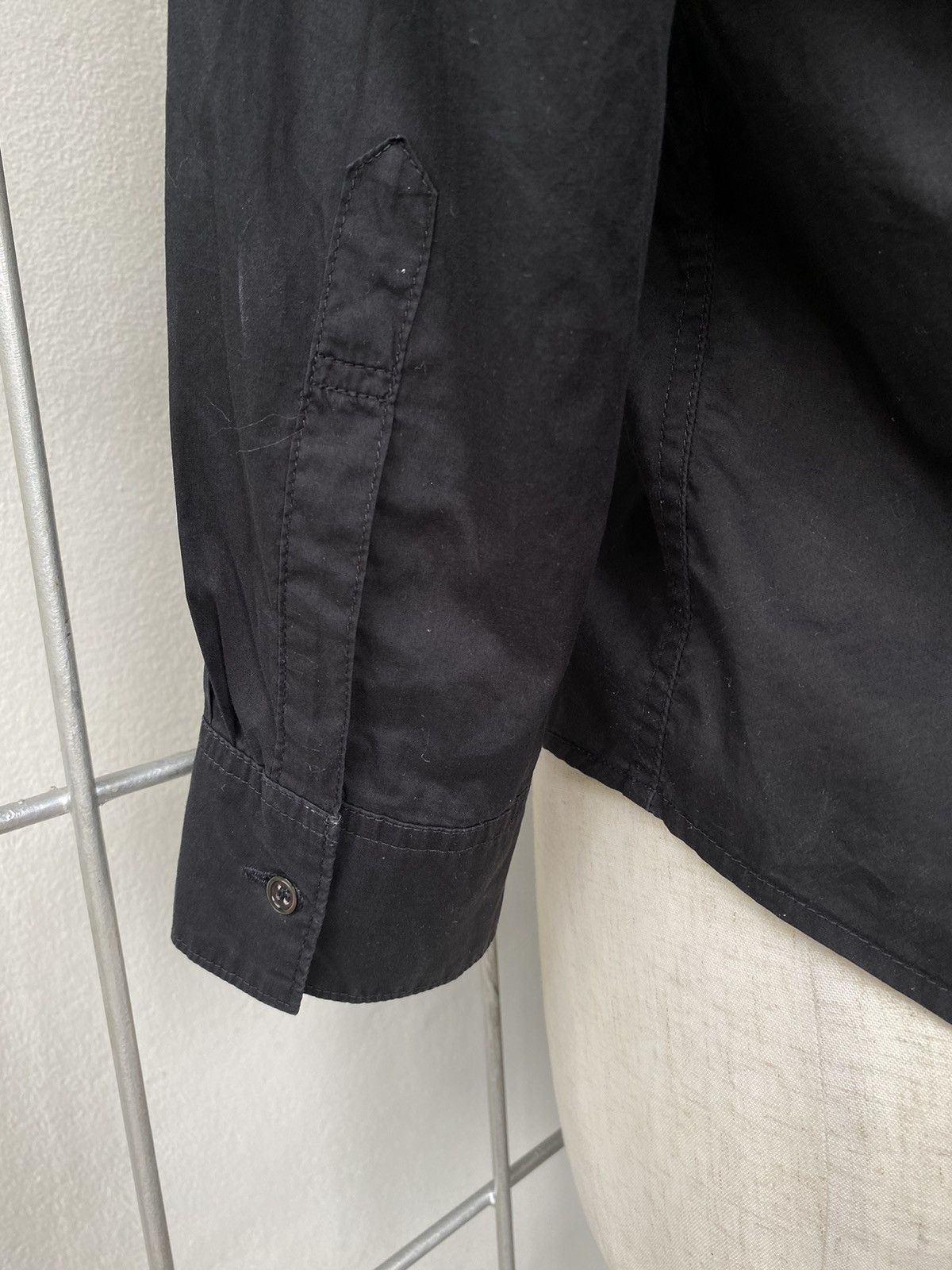 Zucca ZUCCA Black Rosette Front Blouse Size M / US 6-8 / IT 42-44 - 15 Thumbnail