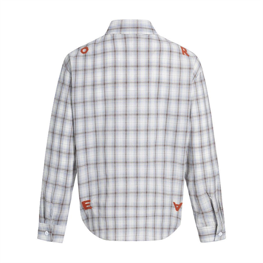 Vintage American retro men's loose casual plaid long-sleeved shirt Size US M / EU 48-50 / 2 - 2 Thumbnail