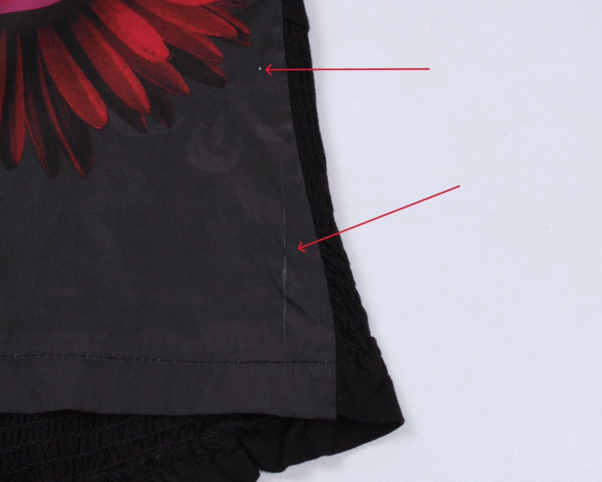 Designer × Desigual DESIGUAL Viscose Blend Black Flower Rhinestones Tops Blouse Size L / US 10 / IT 46 - 9 Thumbnail