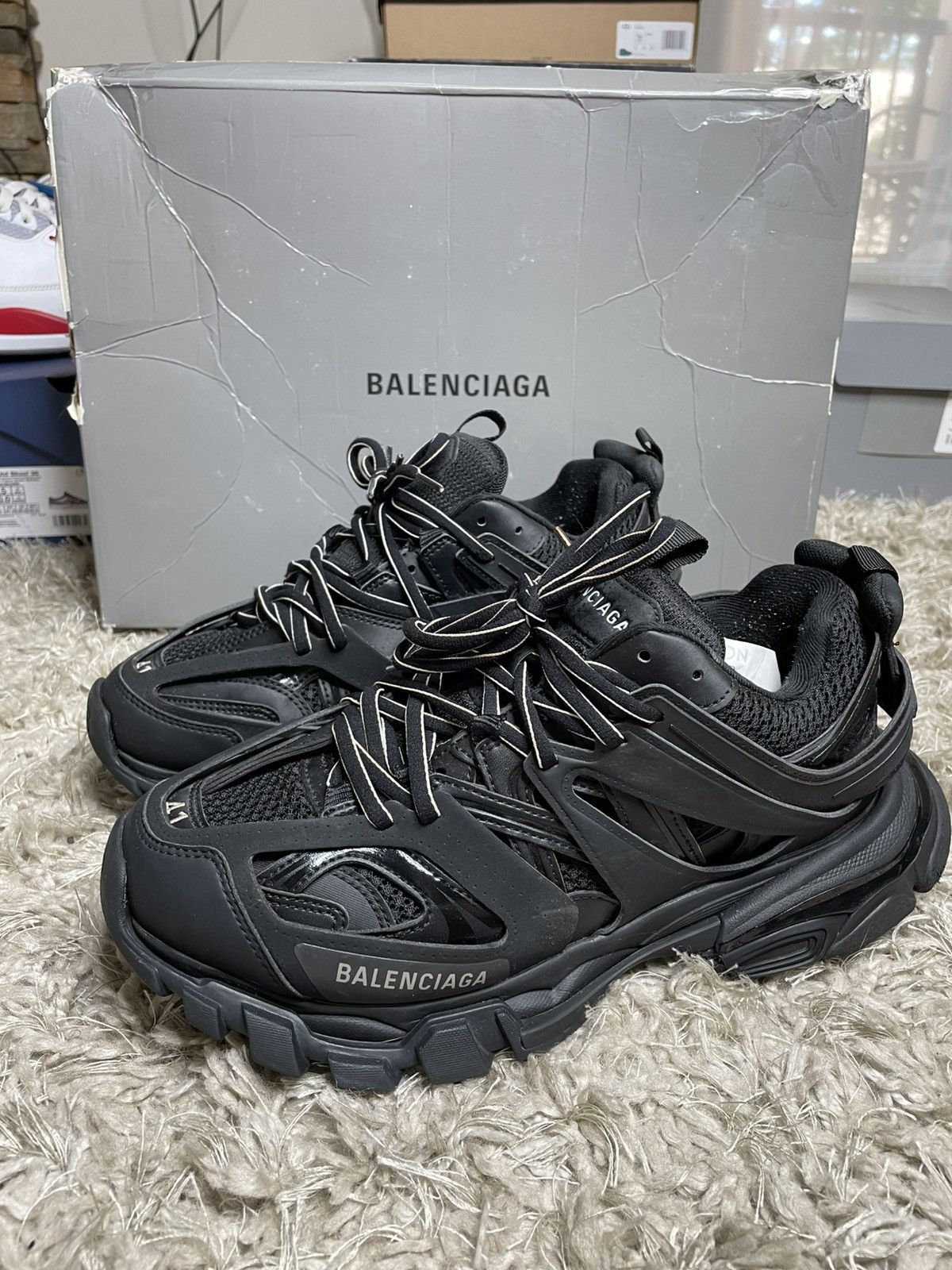 Balenciaga Balenciaga Track Runner Black Size US 8 / EU 41 - 1 Thumbnail