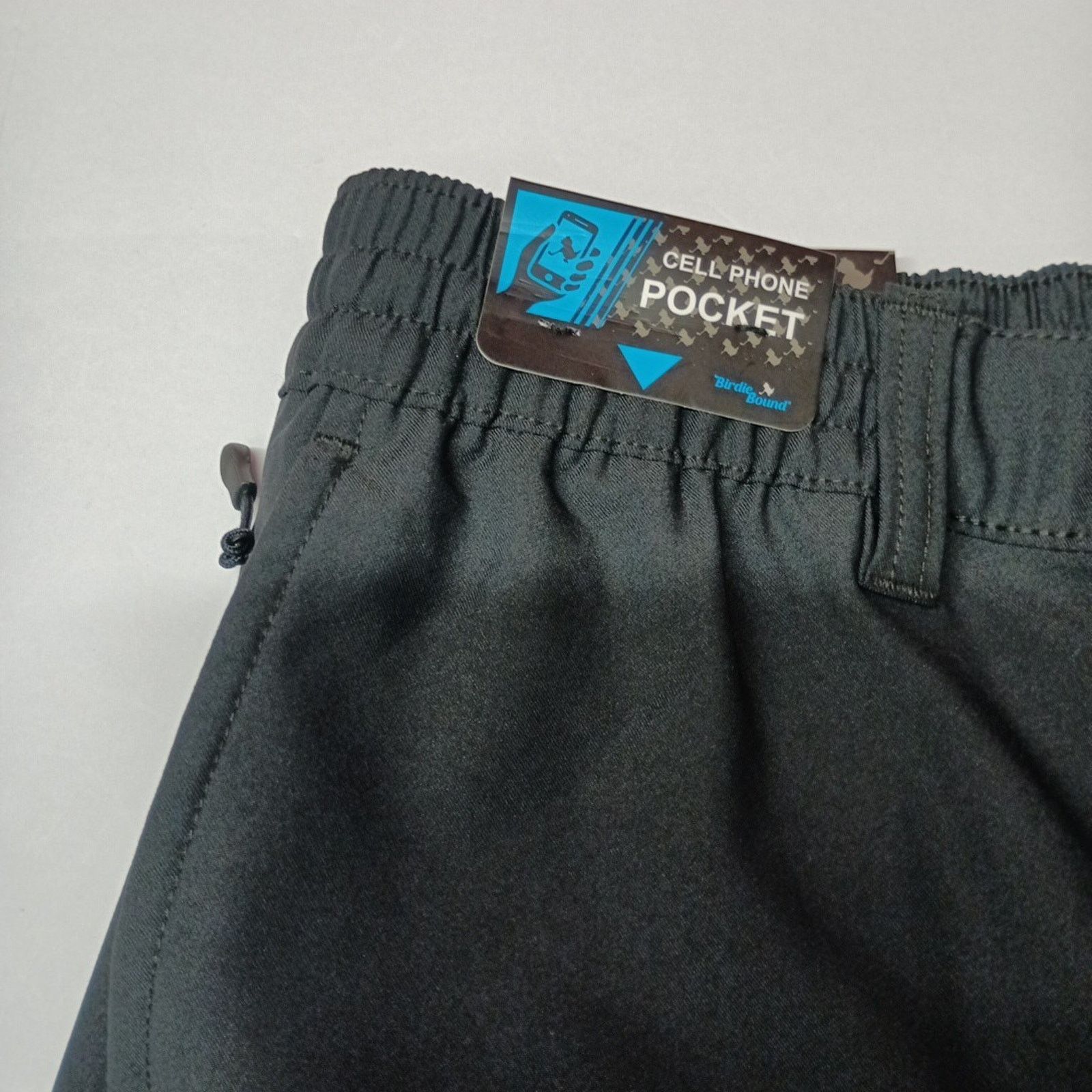 Other Birdie Bound Golf Joggers Men's L Black Stretch Drawstring Size US 34 / EU 50 - 7 Thumbnail