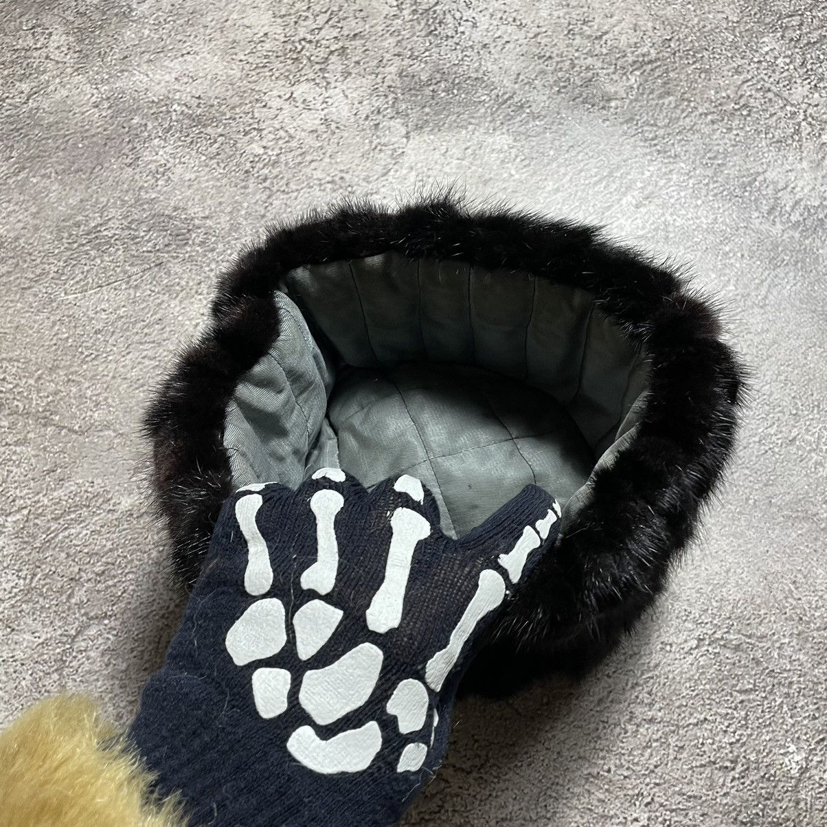 If Six Was Nine Vintage 90s Alt Beanie Mohair Ushanka Faux American VTg Size ONE SIZE - 7 Thumbnail