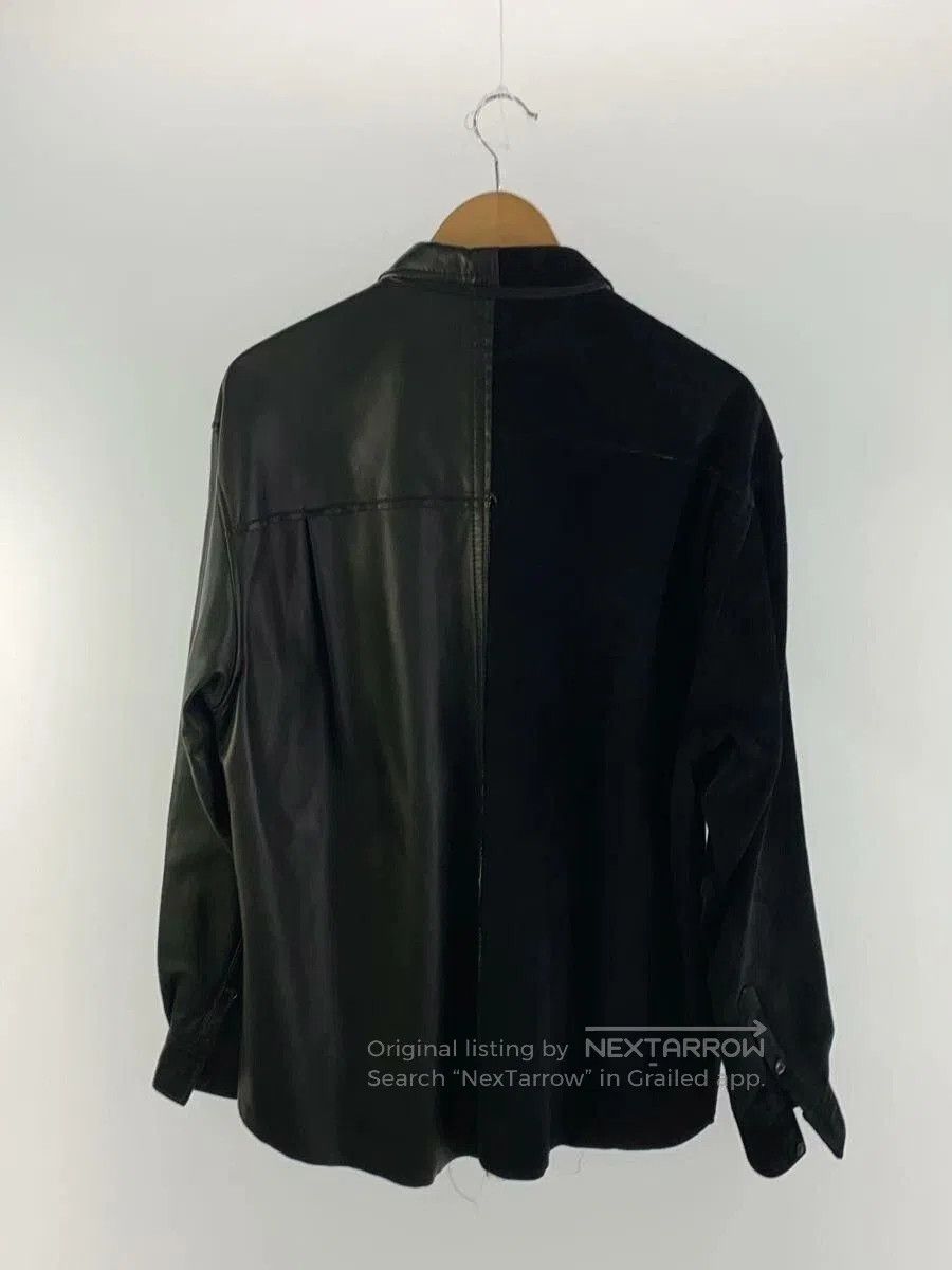 Other FORSOMEONE Leather Shirt Jacket Black Large. Size US M / EU 48-50 / 2 - 2 Thumbnail