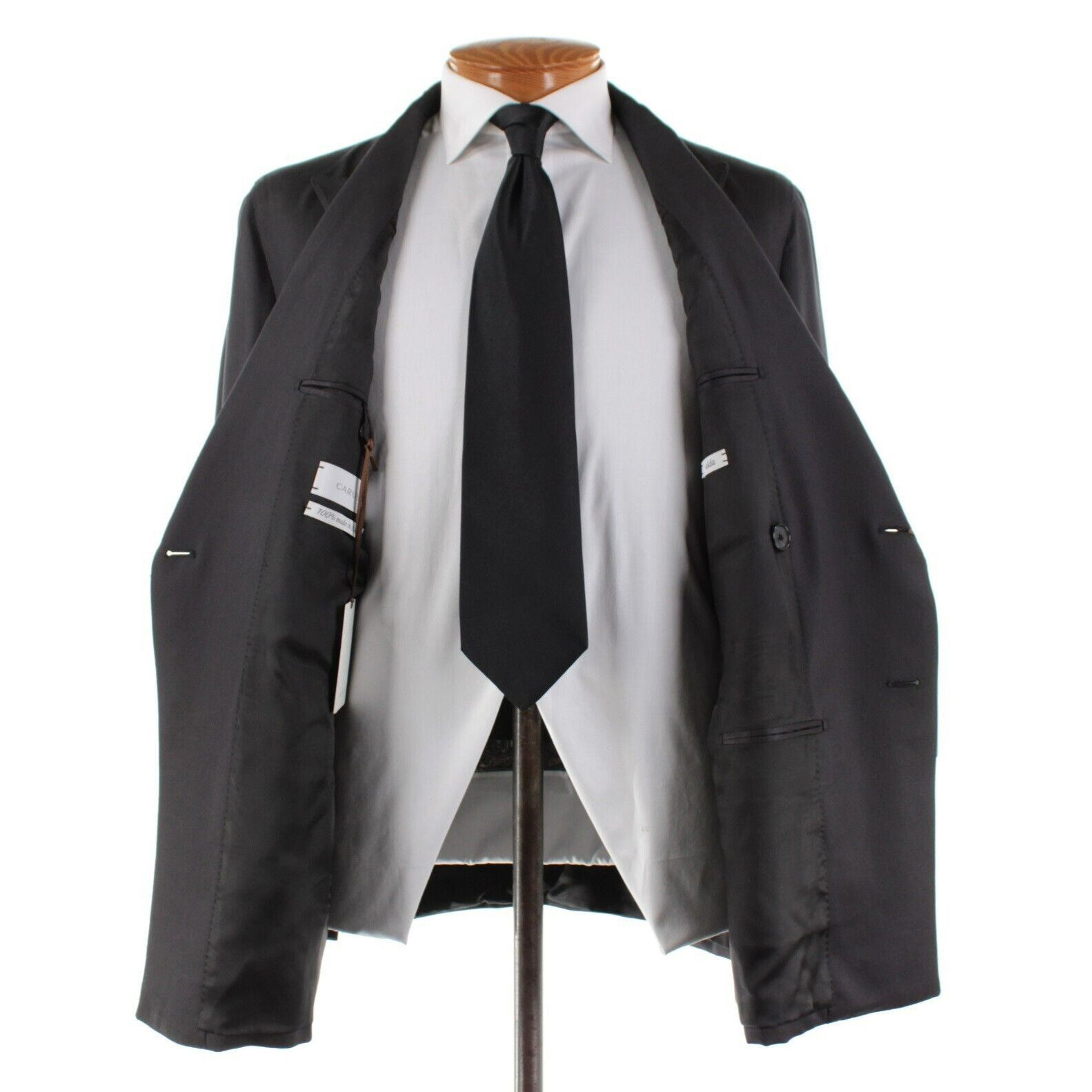 Caruso Caruso Suit Size US 44 Regular in Black Size 44R - 7 Thumbnail
