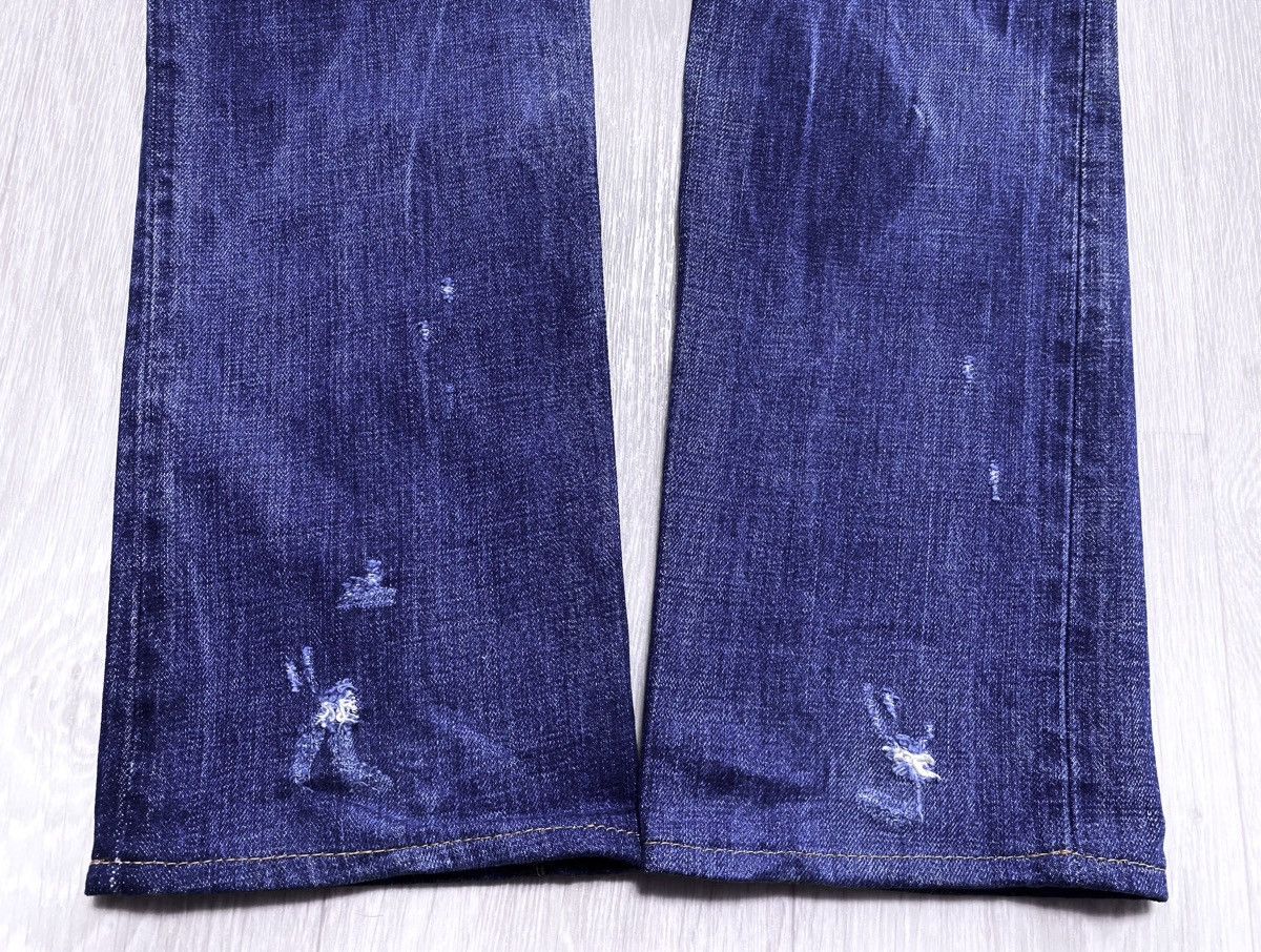 Dsquared2 Dqsuared2 Washed Patchwork Distressed Paint Splatter Jeans Size 28" / US 6 / IT 42 - 25 Thumbnail