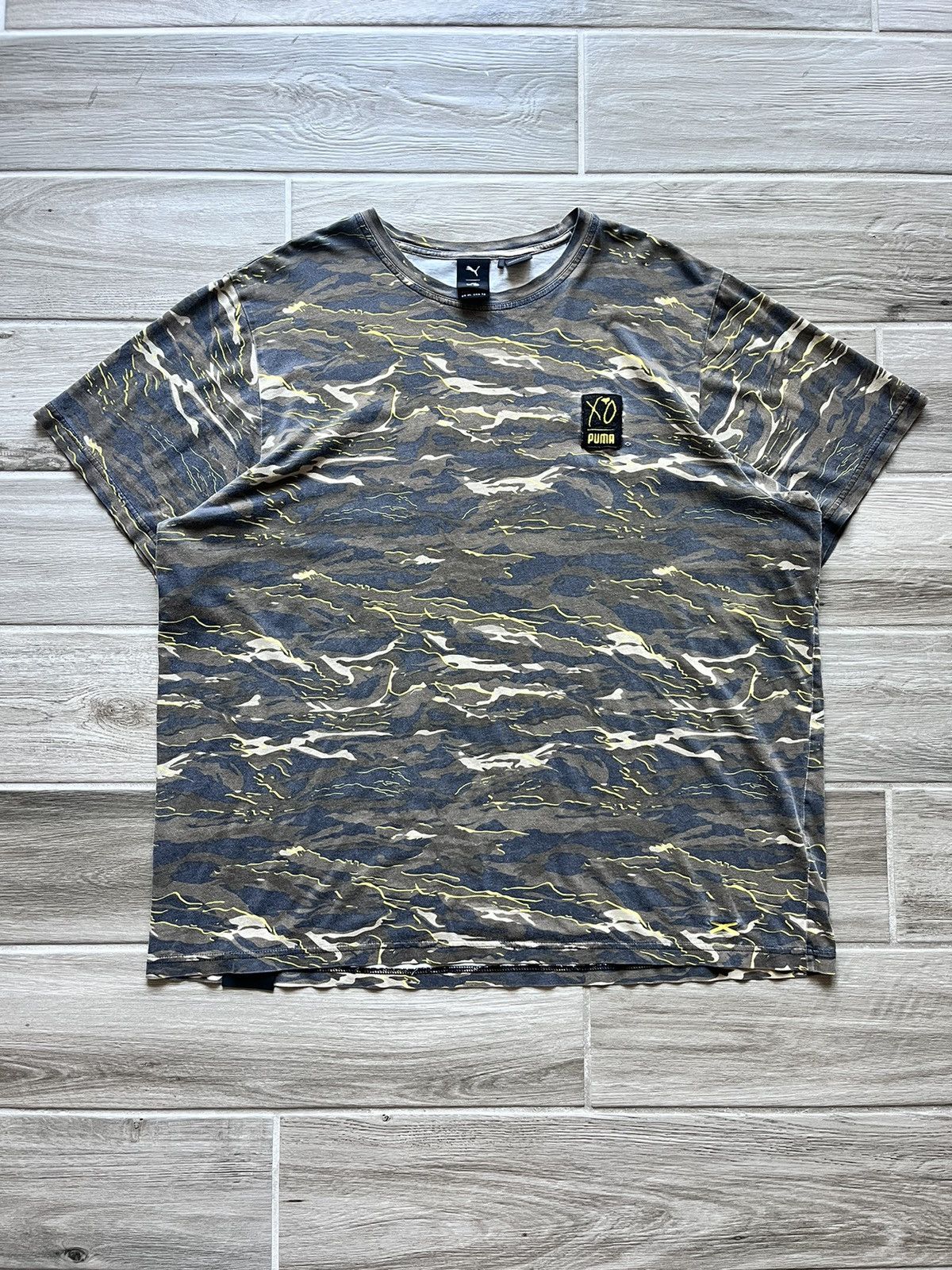 Puma The Weeknd XO The Weeknd XO Puma Camo T Shirt Size XL Grailed