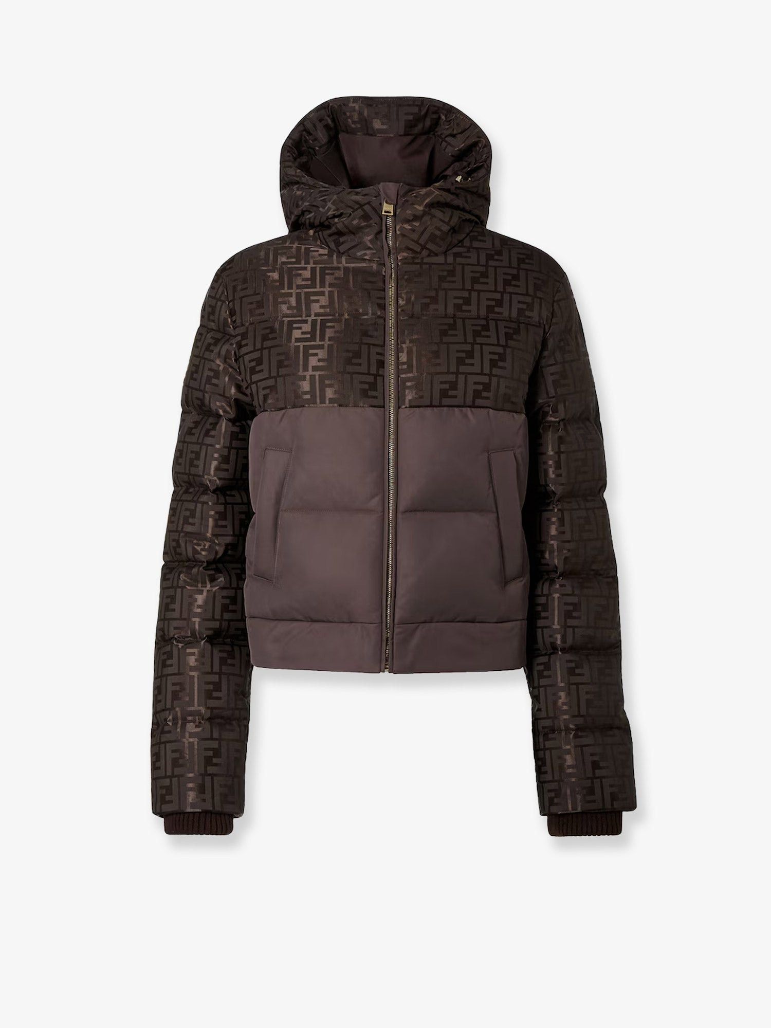 Ff Jacquard Nylon Down Jacket