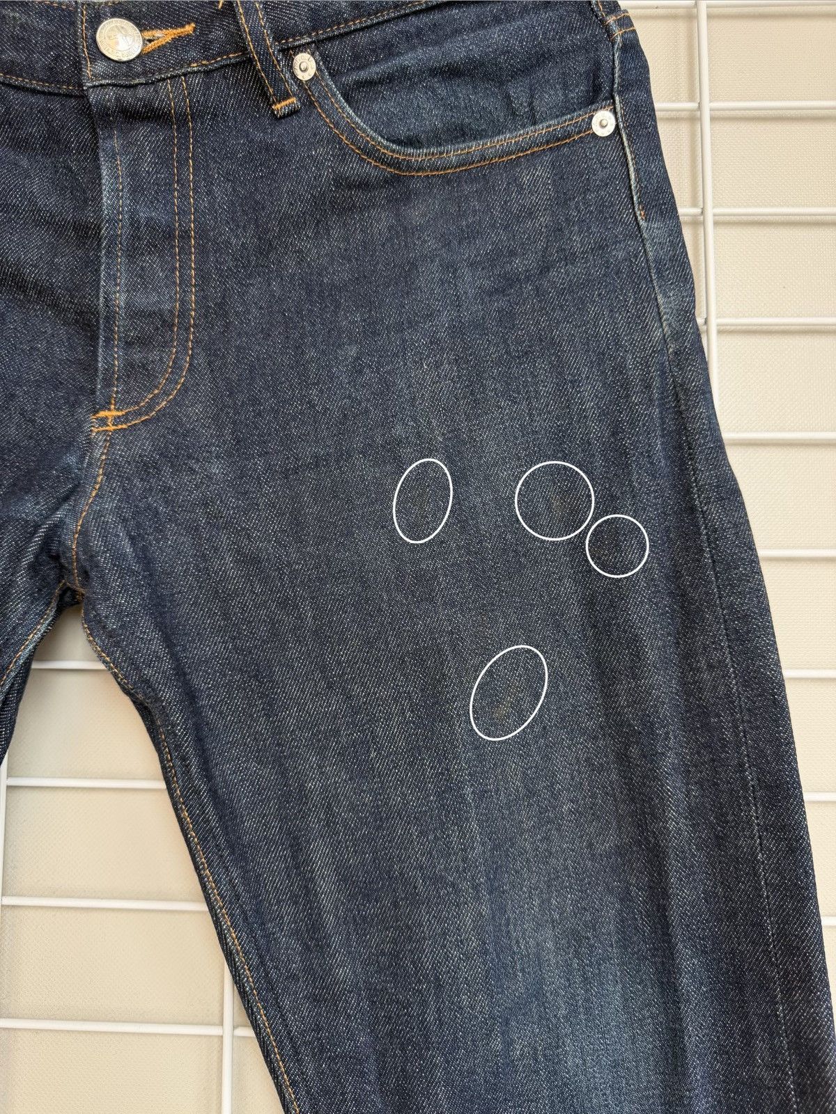 A.P.C. A.P.C. Raw Selvedge Denim Jeans Mens Size 31 Tapered Pants Size US 31 - 16 Thumbnail