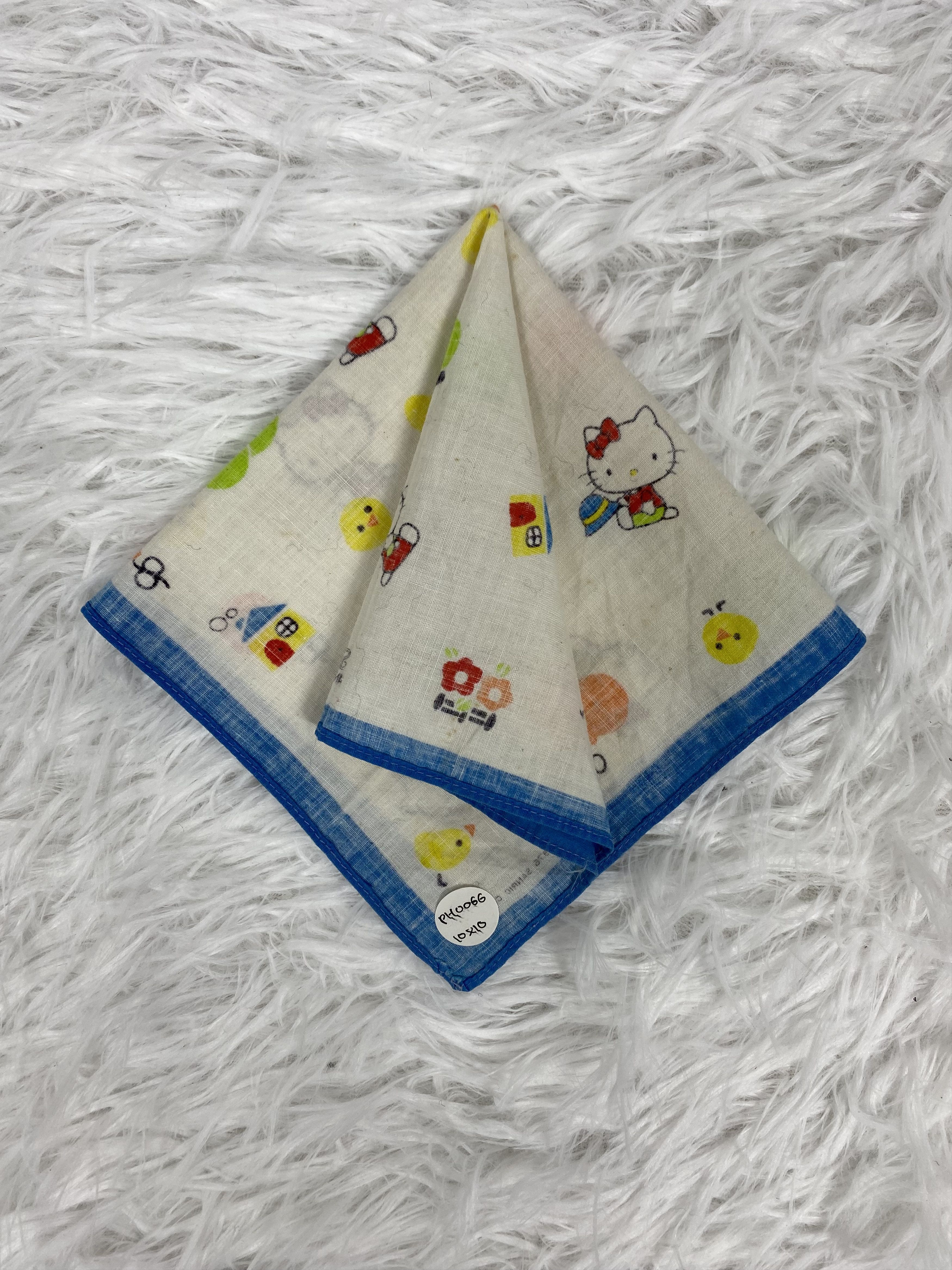 Japanese Brand Vintage Hello Kitty Handkerchief PH0066 Size ONE SIZE - 1 Thumbnail