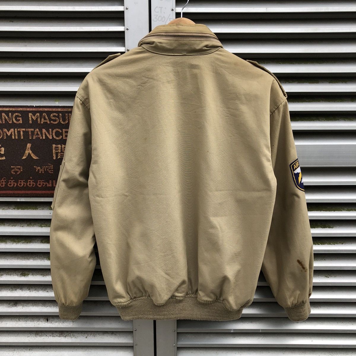Vintage Vintage Cosmo Jeans Airbone Military Bomber Jacket Size US L / EU 52-54 / 3 - 3 Thumbnail
