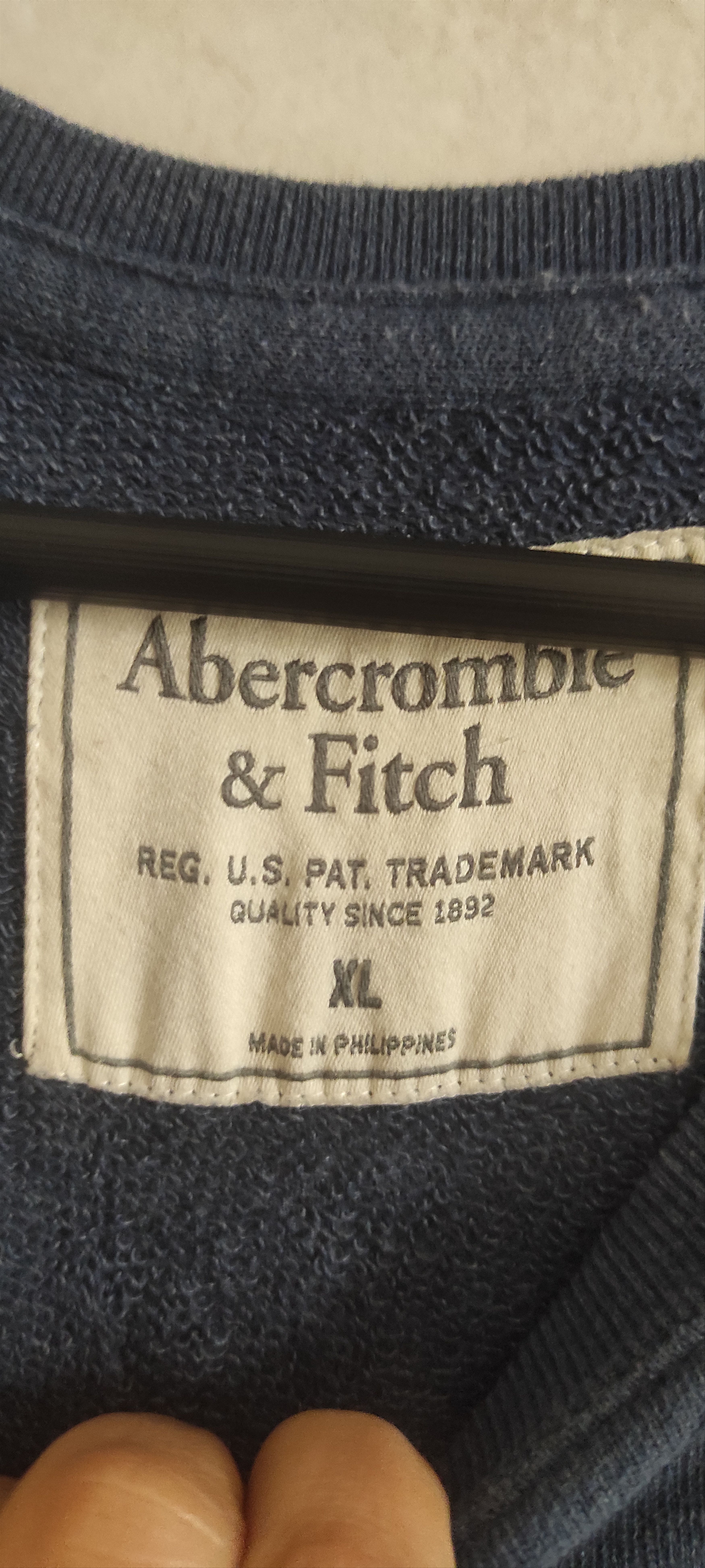 Abercrombie & Fitch Abercrombie & Fitch A&F Sweatshirt Men Sweater Logo Pullover Size US XL / EU 56 / 4 - 8 Thumbnail