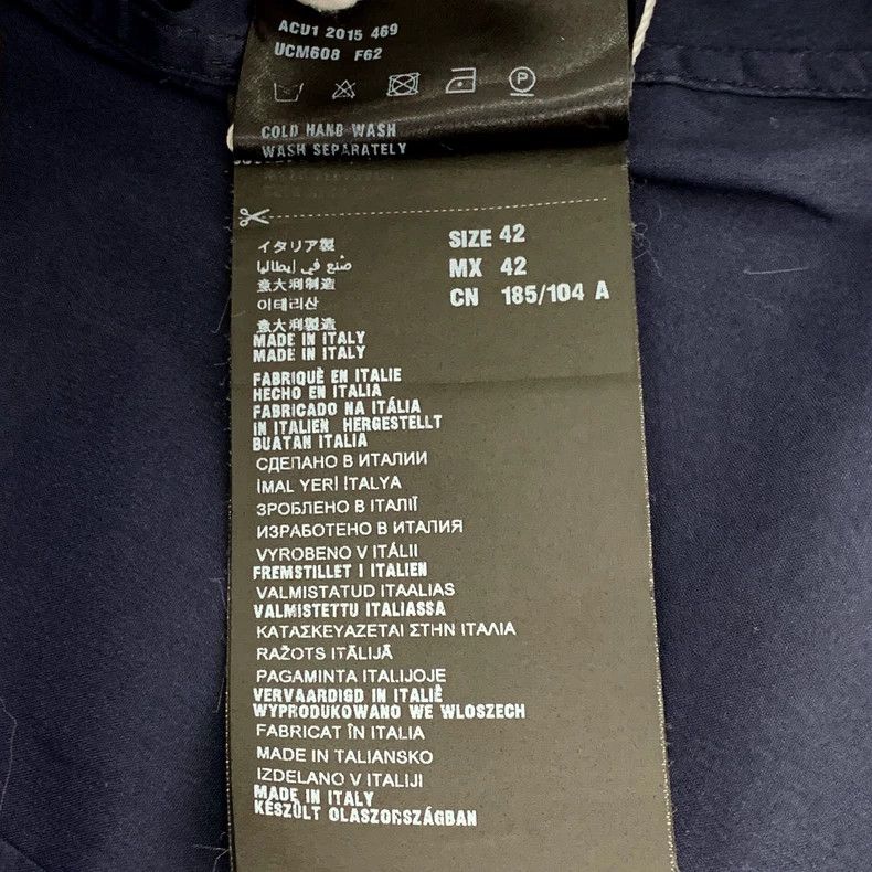 Prada Prada Blue lapel single-breasted long-sleeved shirt 2501-Ne Size US XS / EU 42 / 0 - 7 Thumbnail