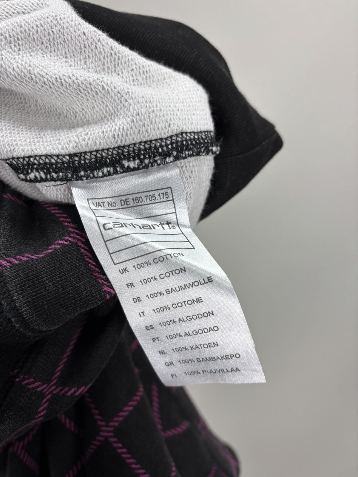 Carhartt Mens hoodie Carhartt Size S Color Black/Purple Size US S / EU 44-46 / 1 - 9 Thumbnail