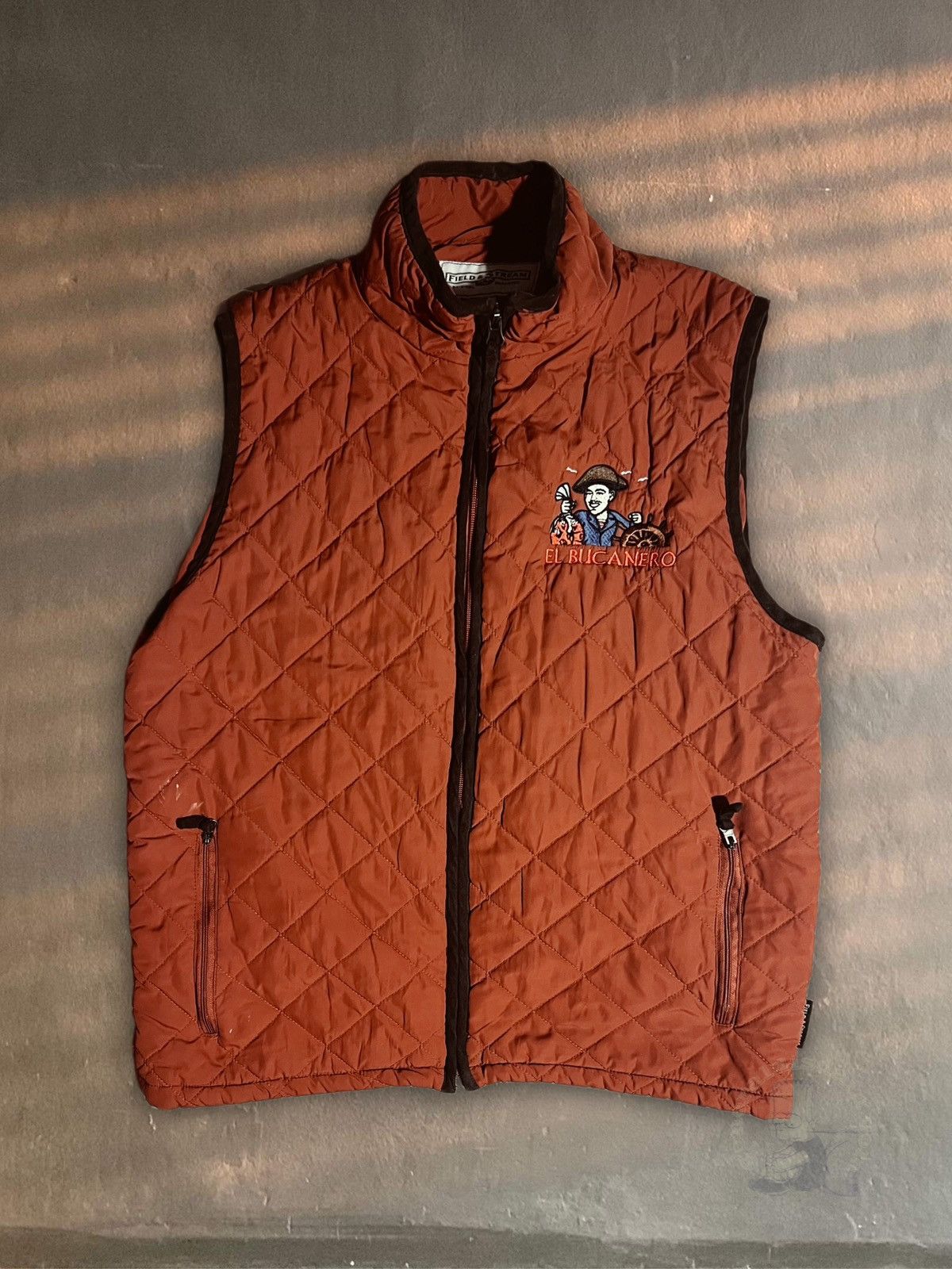 Vintage Vintage El Bucanero Field & Stream quilted soft puffer vest