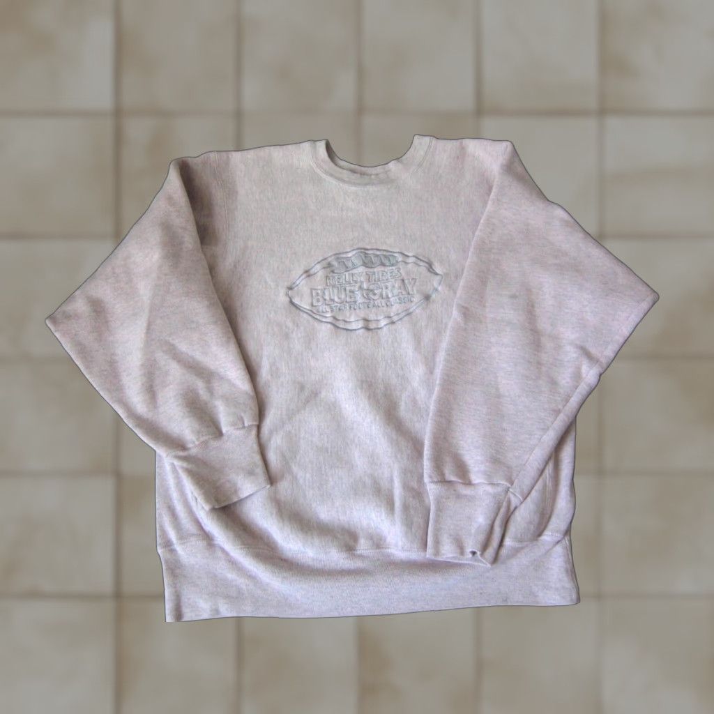 Vintage VINTAGE K Products Sweatshirt Mens L Pink 90s United States Cotton Polyester Fleece Crew Neck Pullover All Seasons Regular Knit Shirt Sweater Size US L / EU 52-54 / 3 - 1 Thumbnail