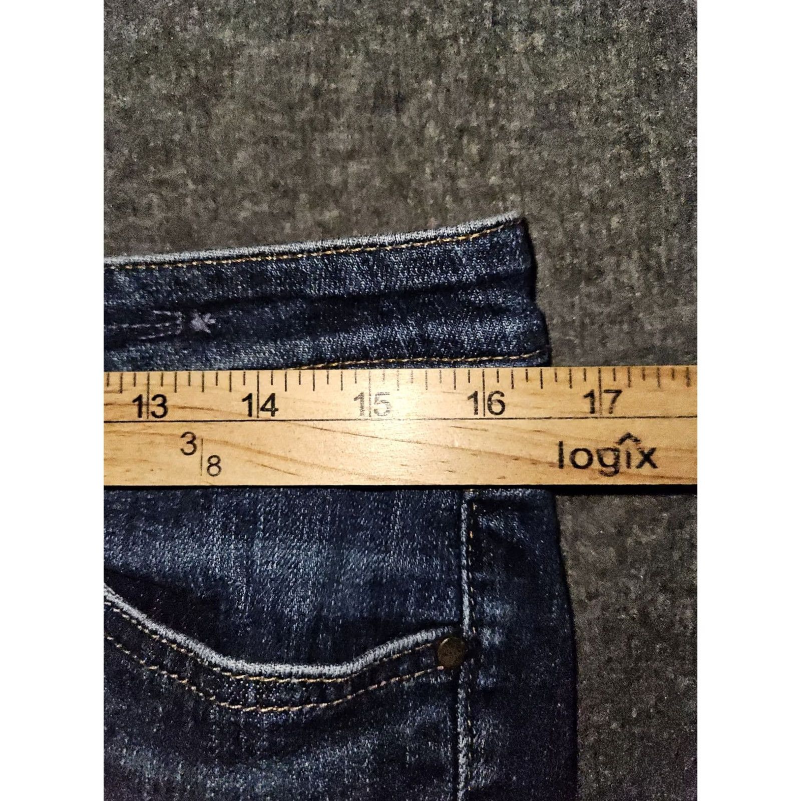 Vintage BIG STAR Jeans Female 31 Mid Blue Stretch Inseam 27 Ankle Cigarette Nova 12 Hydra Comfort/Preppy City Size 24" / US 00 / IT 34 - 5 Thumbnail