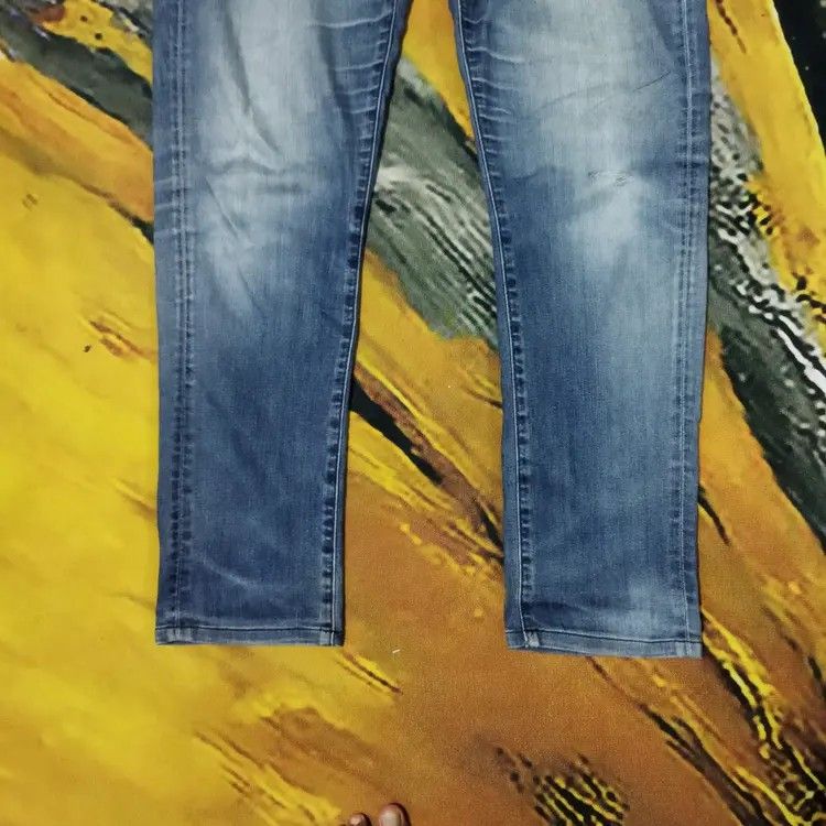 Japanese Brand × Vintage VINTAGE JAPANESE DISTRESSED BLUE JEANS PANTS Size US 36 / EU 52 - 3 Thumbnail