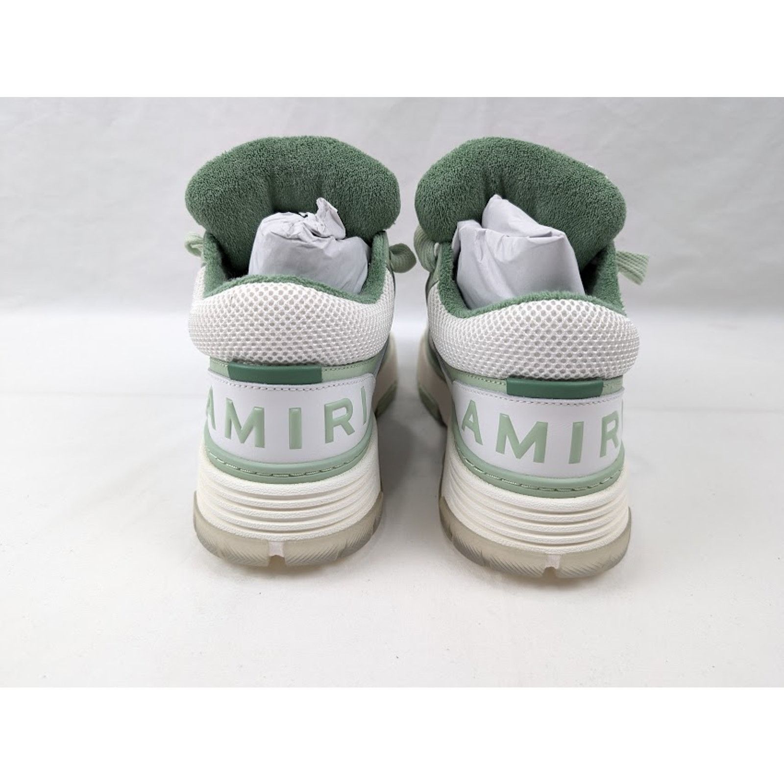Amiri o1rshd1 MA-1 Low-Top Sneakers in White/Mint Size US 11 / EU 44 - 18 Thumbnail