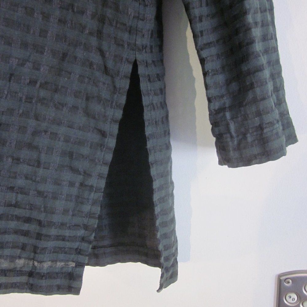 Habitat Cut Loose Dark Green Silk Tunic Womens Size XS Size XS / US 0-2 / IT 36-38 - 2 Thumbnail