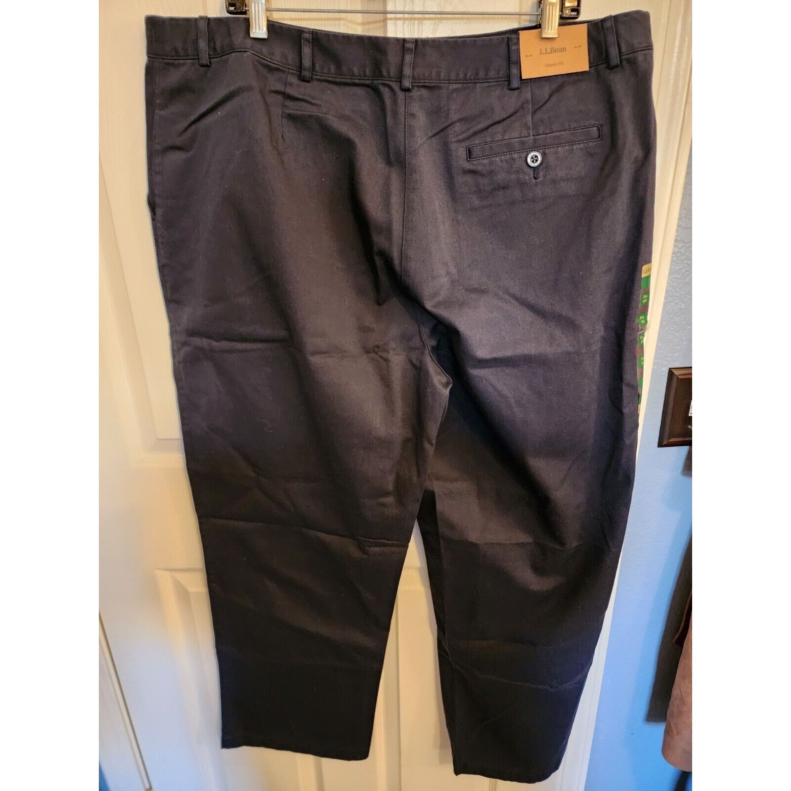 L.L. Bean NWT L.L. Bean Navy Classic Fit Twill Pants Women’s 18W Size 40" / US 18 - 4 Thumbnail