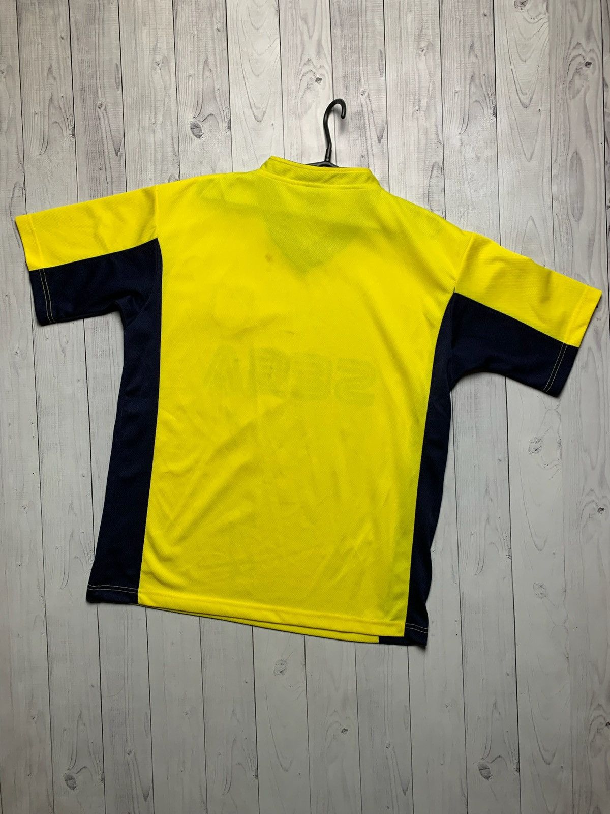 Vintage Vintage Arsenal yellow soccer tee SEGA away rare size S Size US S / EU 44-46 / 1 - 5 Thumbnail