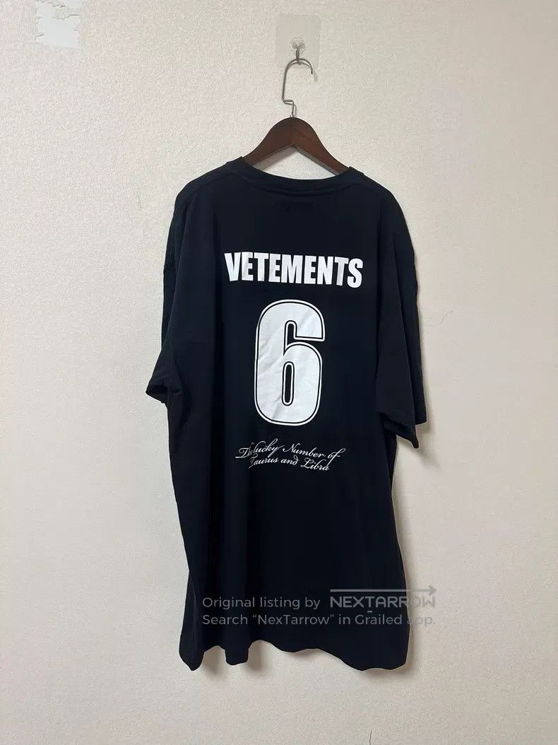 Vetements VETEMENTS Mars 6 Number Jersey Letter Short Sleeve Size US L / EU 52-54 / 3 - 2 Thumbnail
