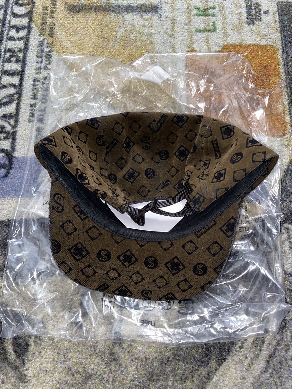 Supreme Supreme Flocked Denim Camp Cap | Grailed