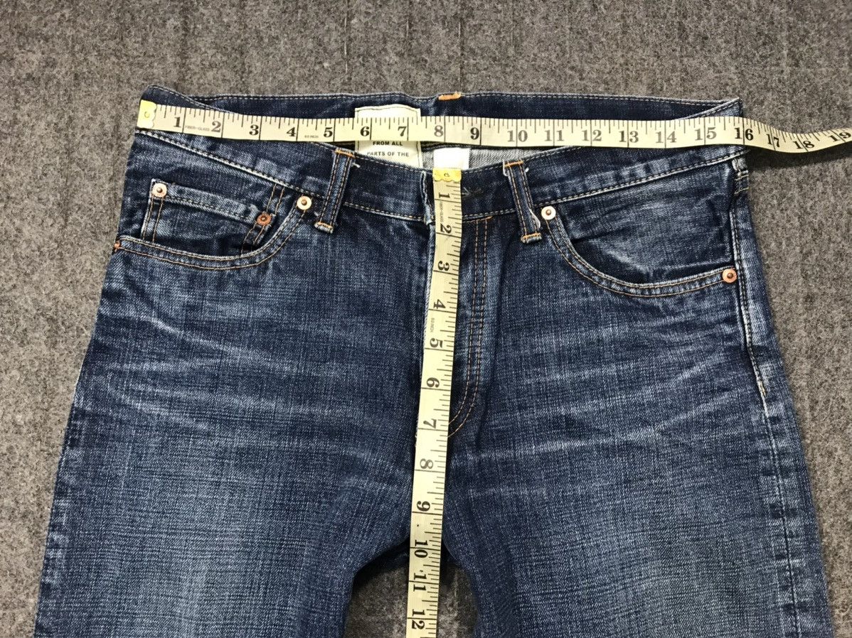 Japanese Brand Quadro Studio Ecru Japan Buttonfly Indigo Denim Size US 32 / EU 48 - 10 Thumbnail