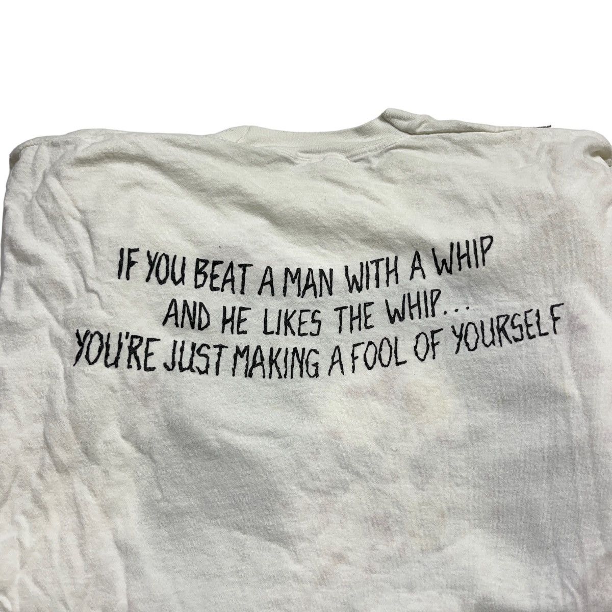 Fruit Of The Loom × Vintage 80s Charles Manson I’m In Each & Every One of You Tee Size US L / EU 52-54 / 3 - 7 Thumbnail