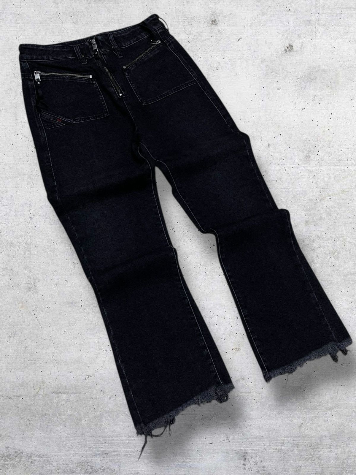 Diesel VINTAGE DIESEL INDUSTRY DESIGNER UNIQE DEARLIE CUTTING DENIM Size US 28 / EU 44 - 2 Thumbnail