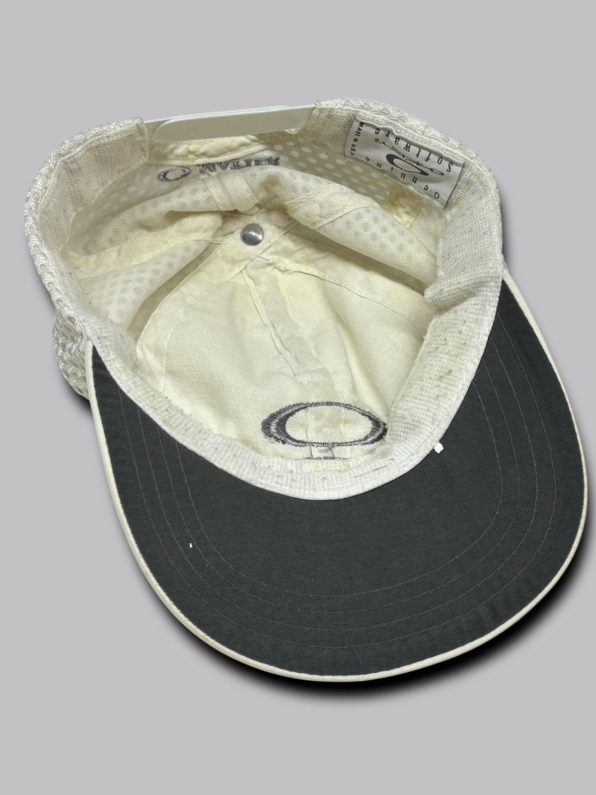 Oakley Vintage Oakley Matter Software Made in USA Mesh Cap Size ONE SIZE - 8 Thumbnail