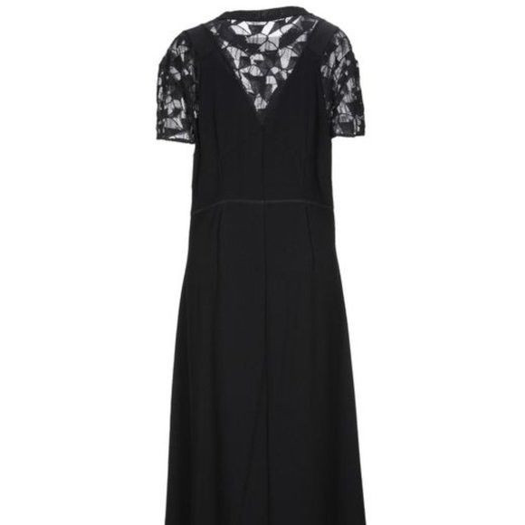 Maison Margiela o1y0625 Midi Dress in Black Size M / US 6-8 / IT 42-44 - 2 Thumbnail