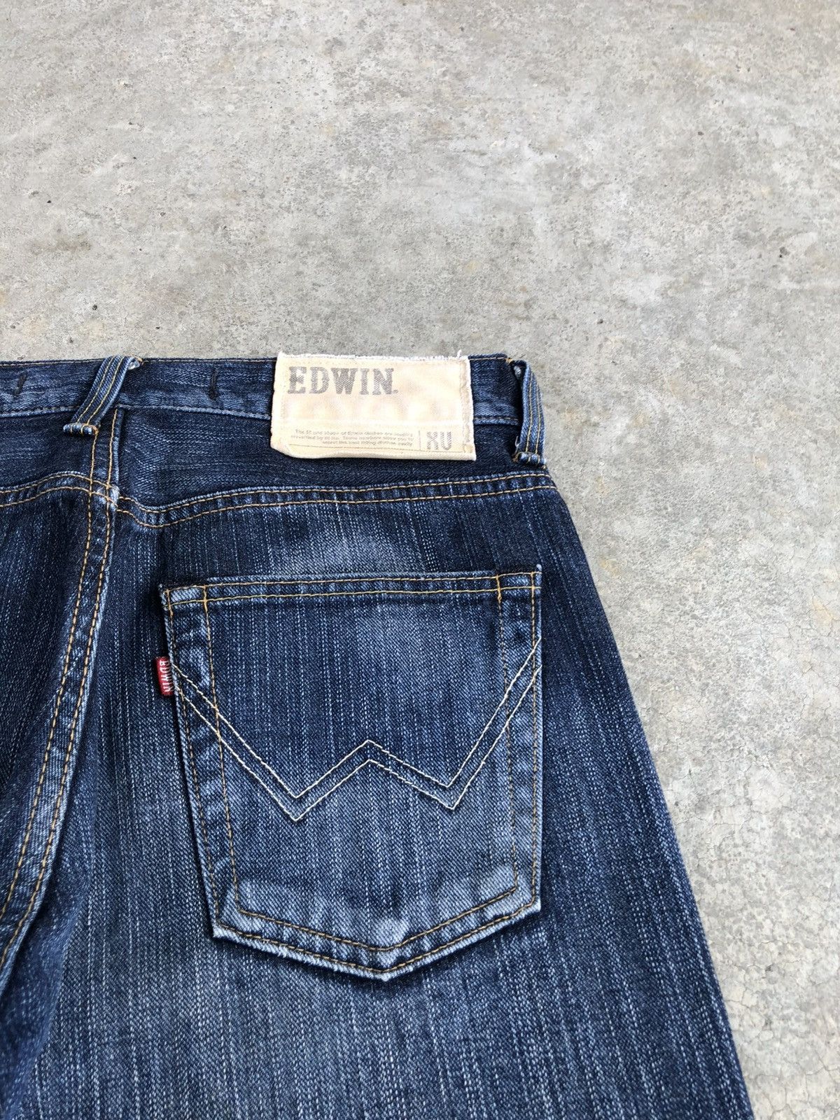 If Six Was Nine Japanese Edwin Exclusive Vintage Flared Jeans Distressed Size US 30 / EU 46 - 15 Thumbnail
