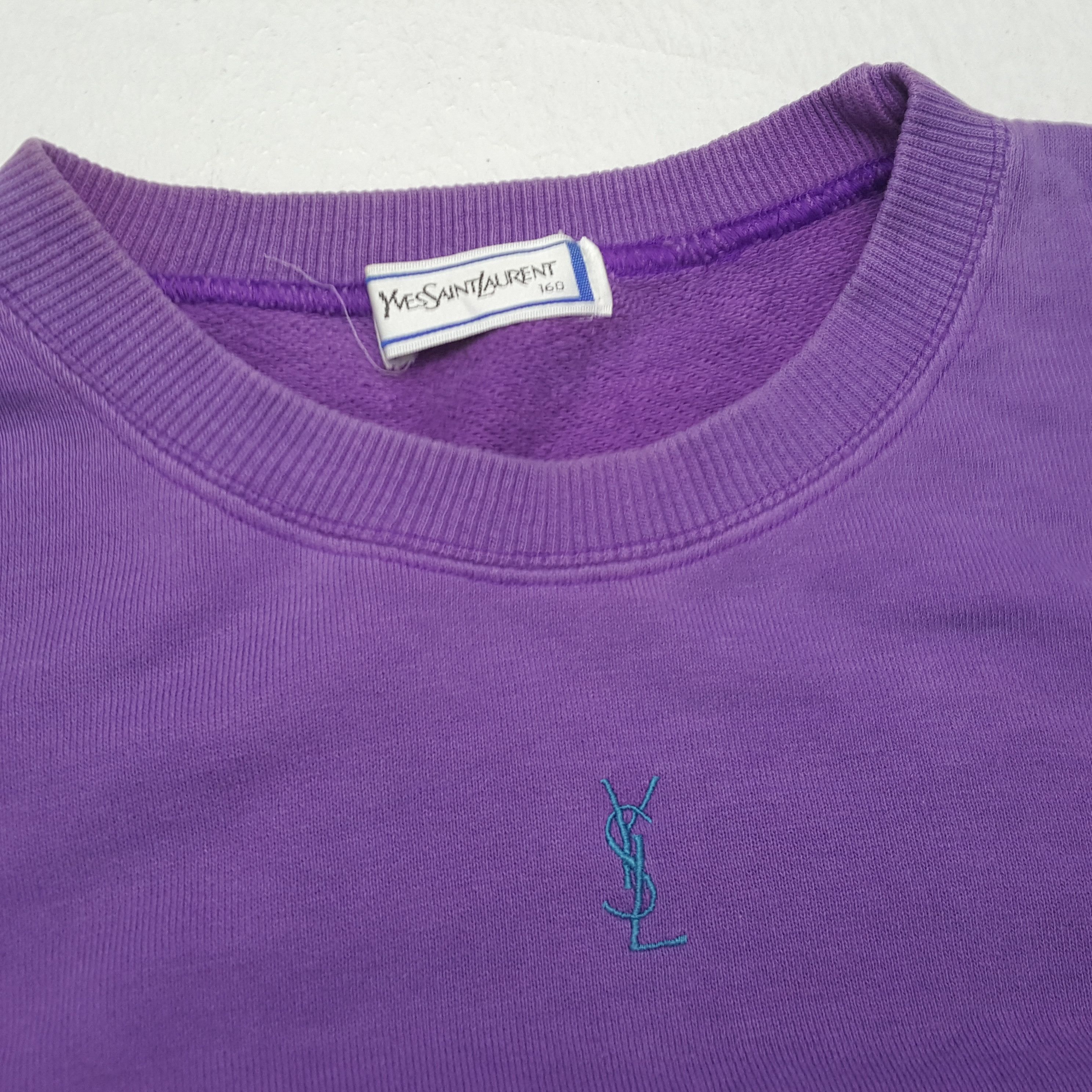 Vintage × Yves Saint Laurent YVES SAINT LAURENT Rare Design Fashion Style Sweatshirt Size US L / EU 52-54 / 3 - 10 Thumbnail