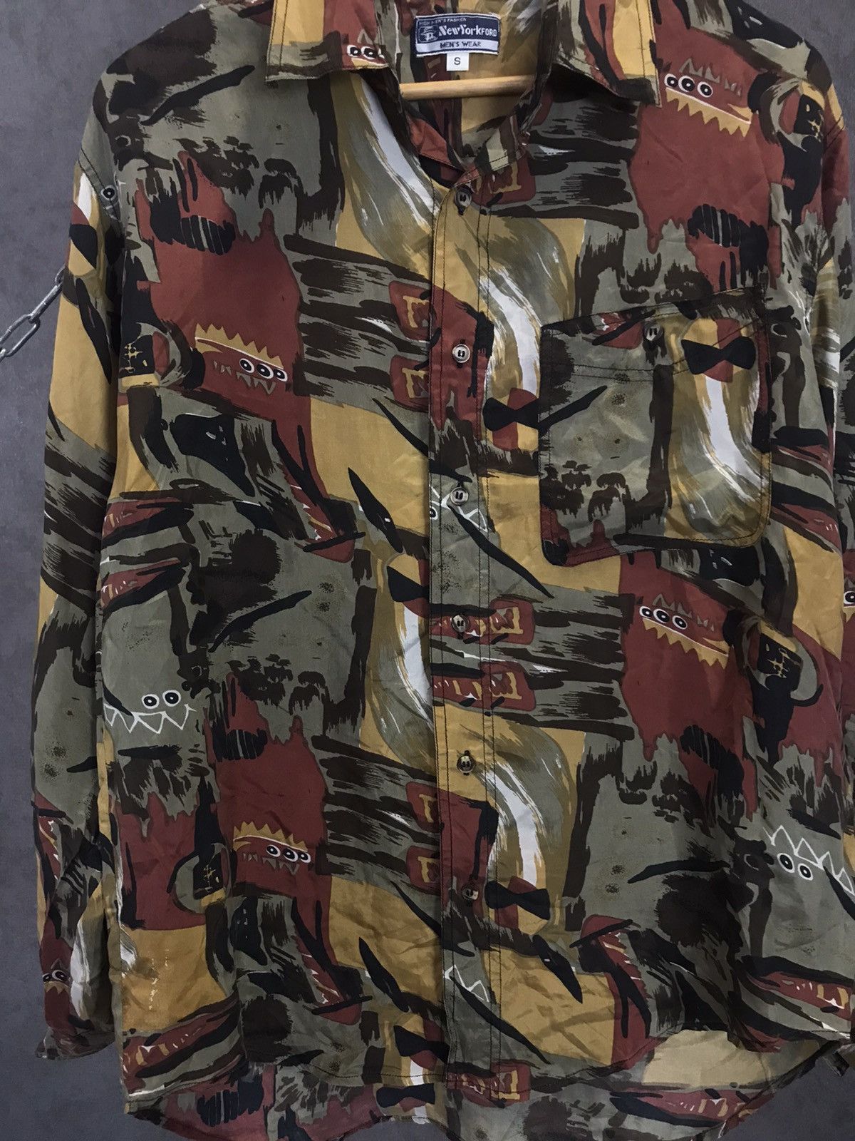 Vintage Art crazy vintage silk shirt Size US M / EU 48-50 / 2 - 3 Thumbnail