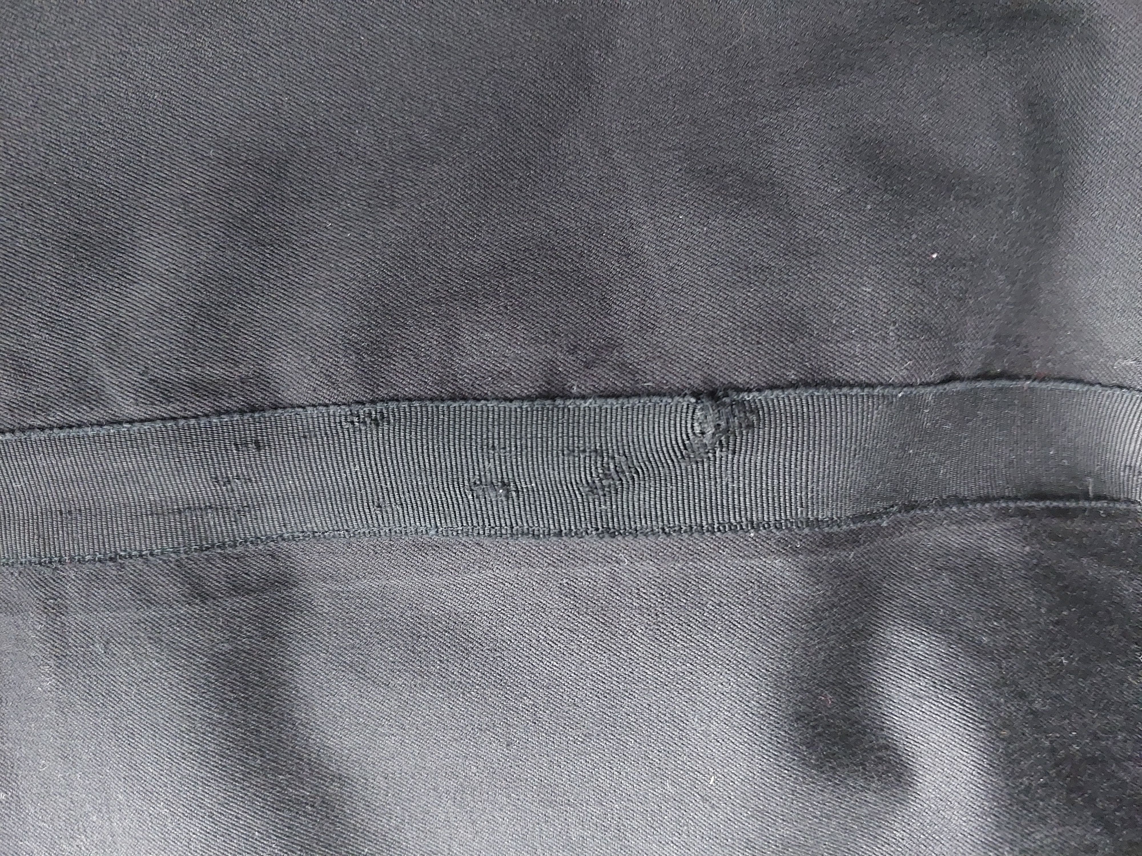 Chanel Chanel Black Cotton Cropped Pants with Side Tape Size 28" / US 6 / IT 42 - 23 Thumbnail