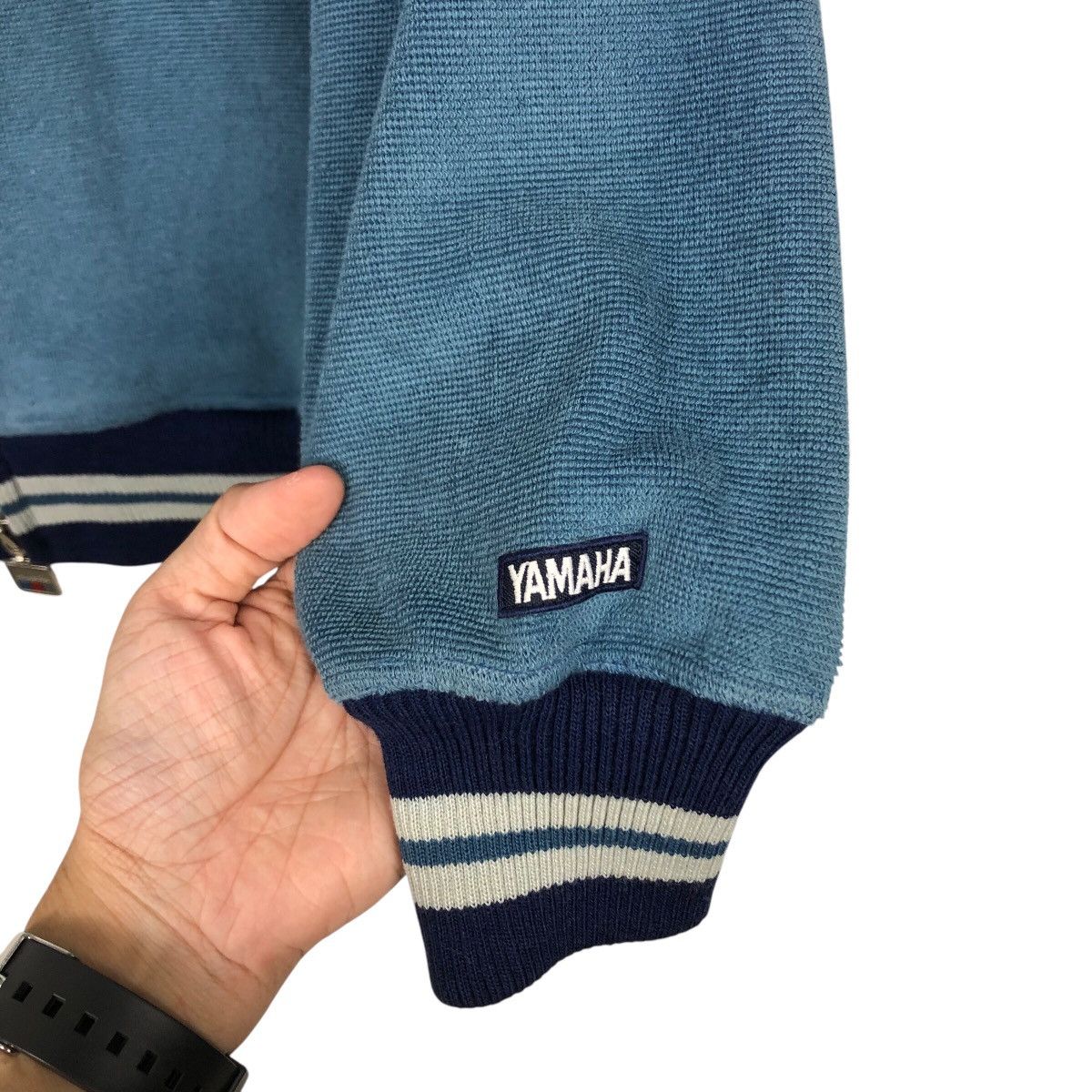 Japanese Brand 📌Vintage One Set Top Bottom Yamaha Racing Wear Rare Design Size US L / EU 52-54 / 3 - 12 Thumbnail
