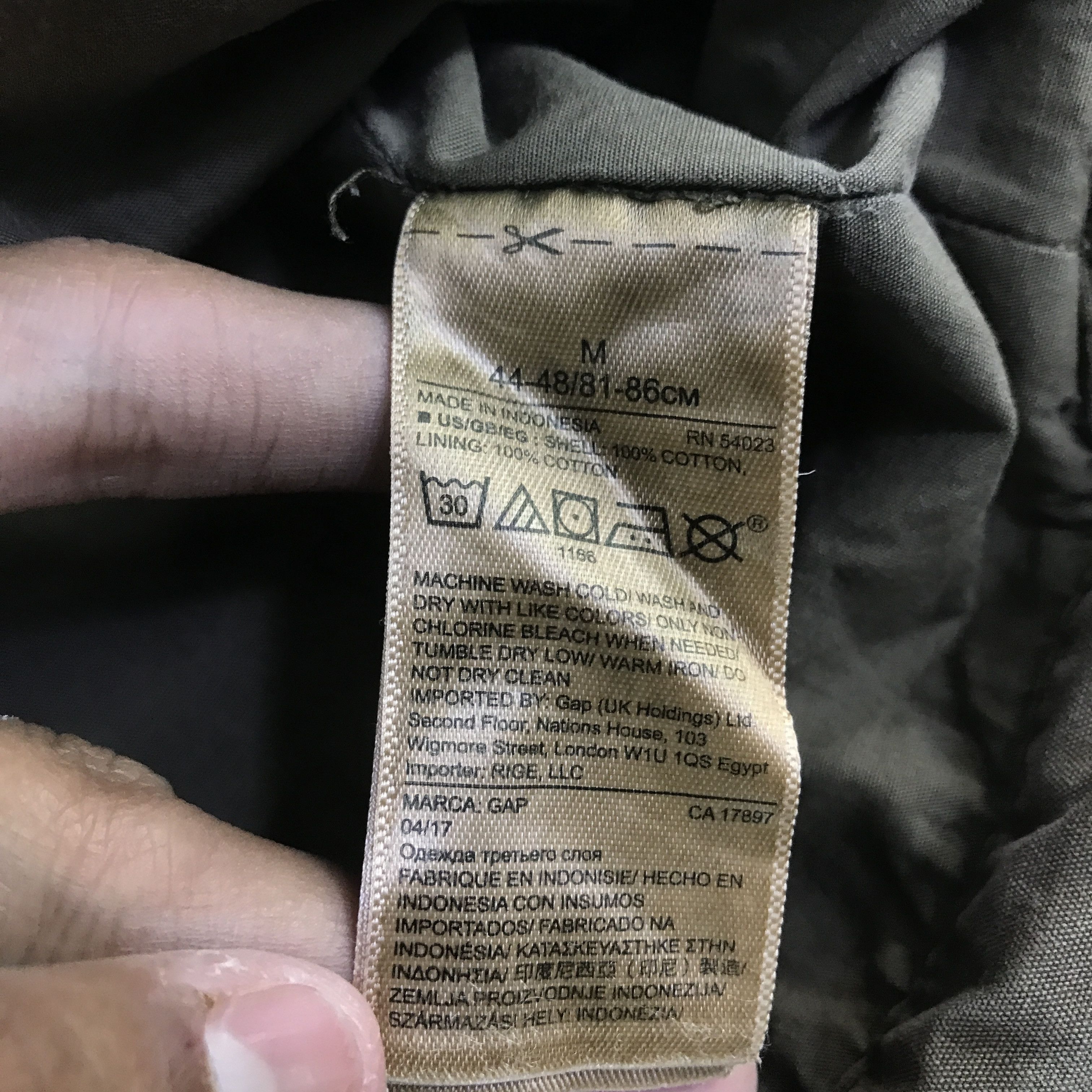 Gap Vtg Gap design M65 Brown faded style jacket K95B3 Size US M / EU 48-50 / 2 - 12 Thumbnail